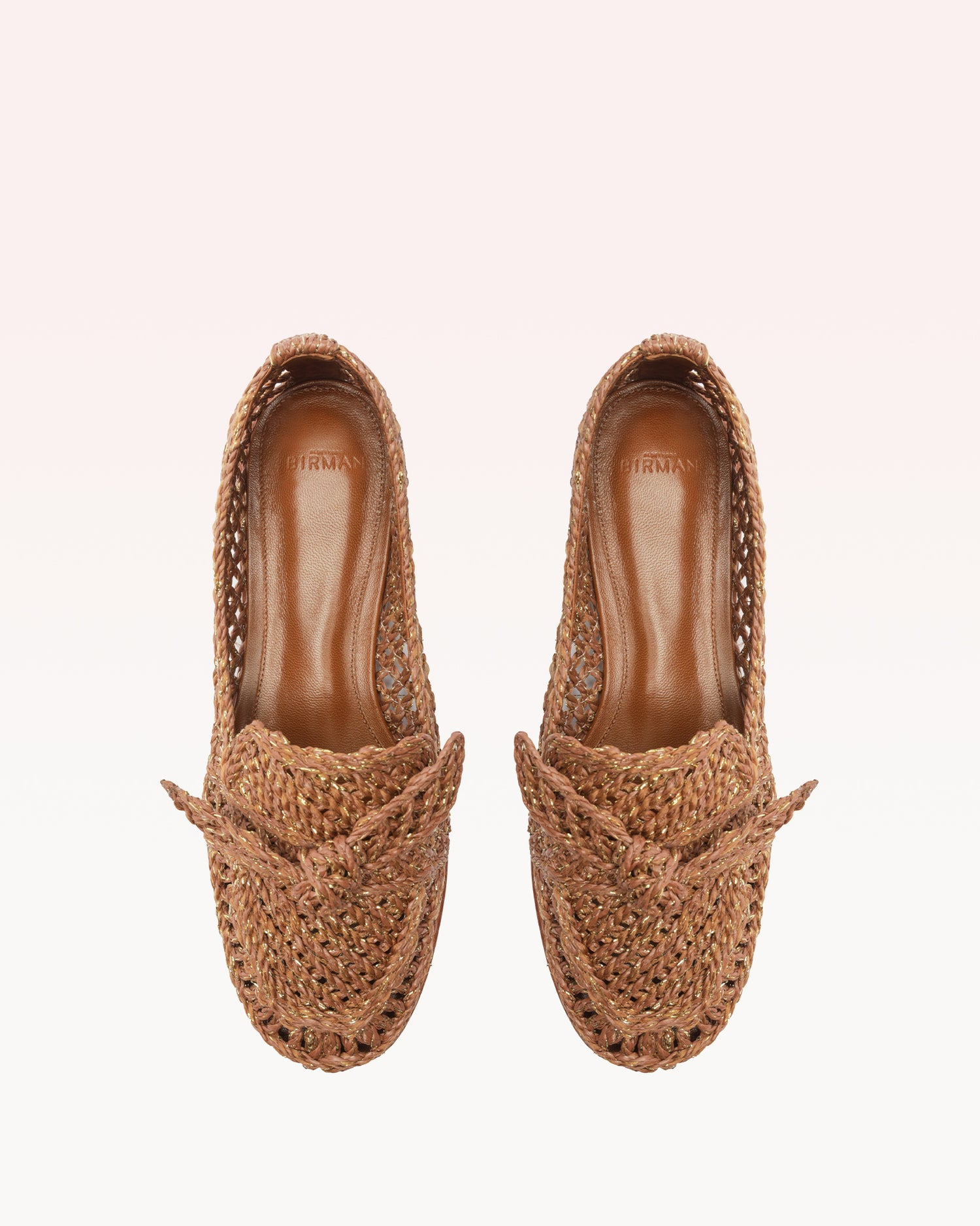 RAFFIA PENNY LOAFER BROWN - 4