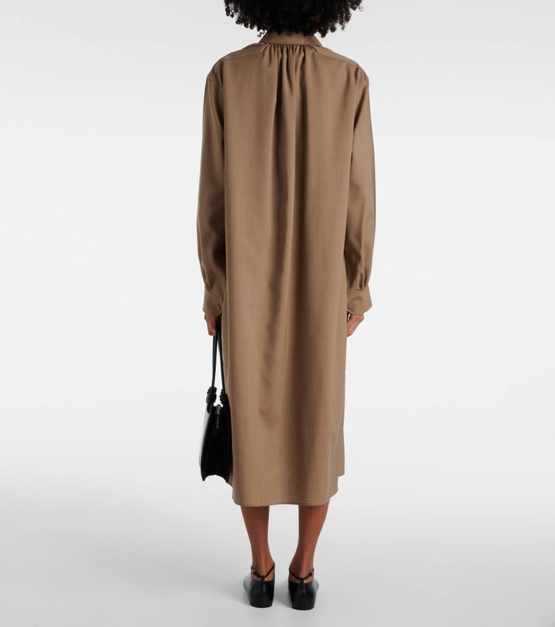 Wool shirt dress 3