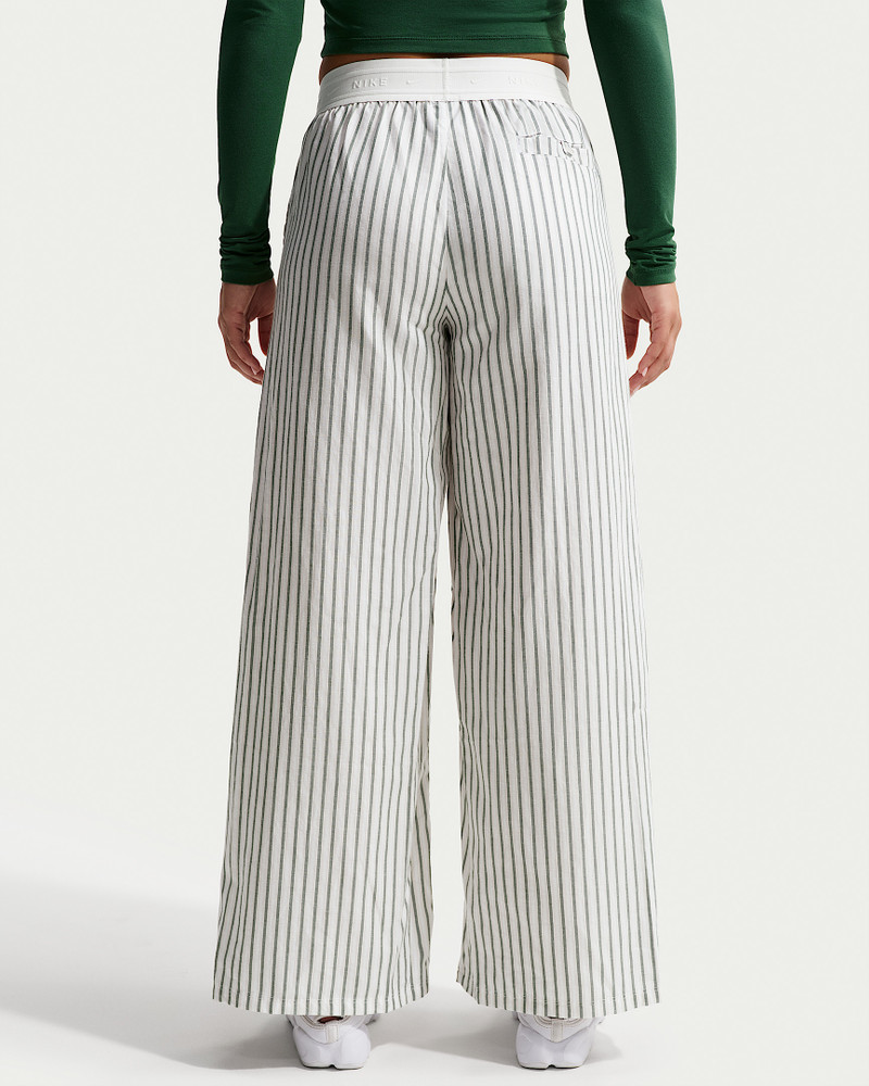 Nike Sportswear Chill Poplin Women's Loose Mid-Rise Woven Striped Pants 3
