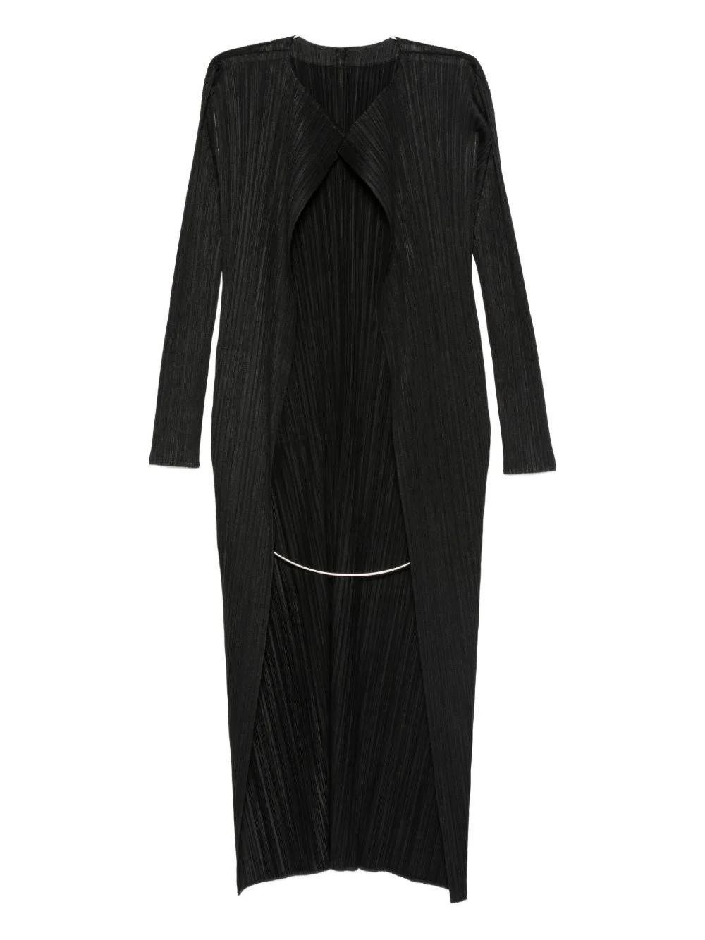 Pleats Please Issey Miyake Women Pleated Long Cardigan - 1