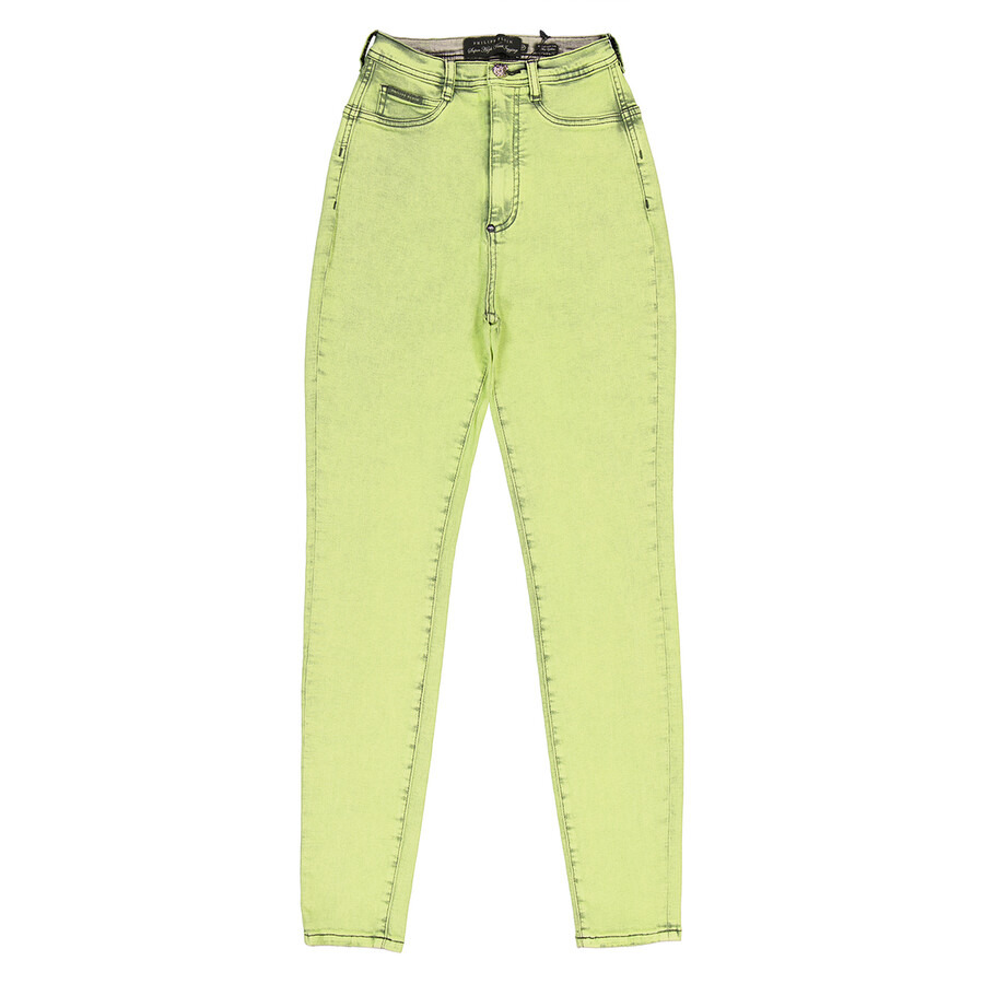 Philipp Plein Overdyed Stretch Super High-Waist Jeggings - 1