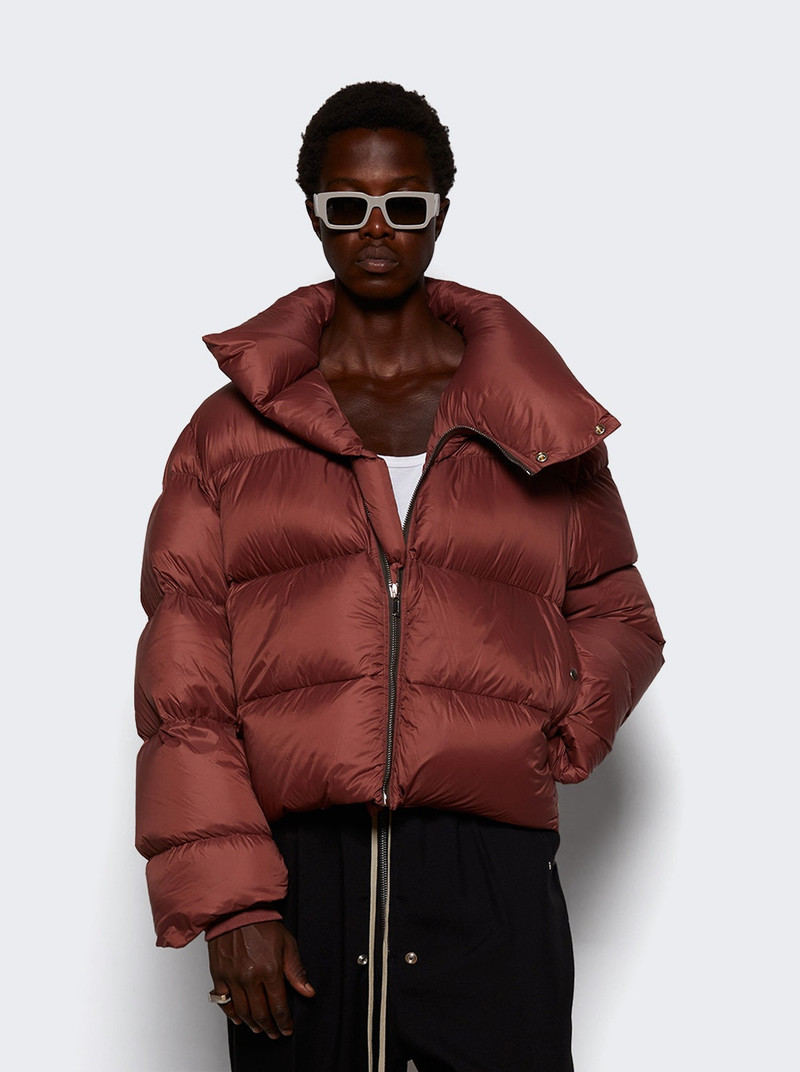Rick Owens Turtle Jacket Rosewood outlook