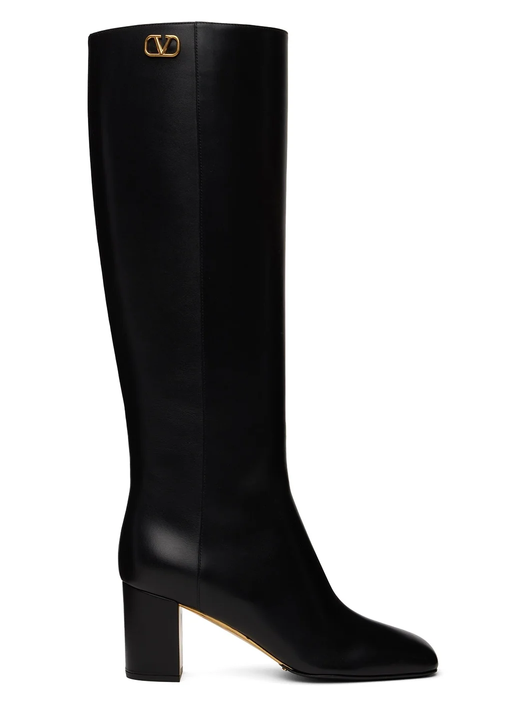 Black Golden Walk Boots - 1