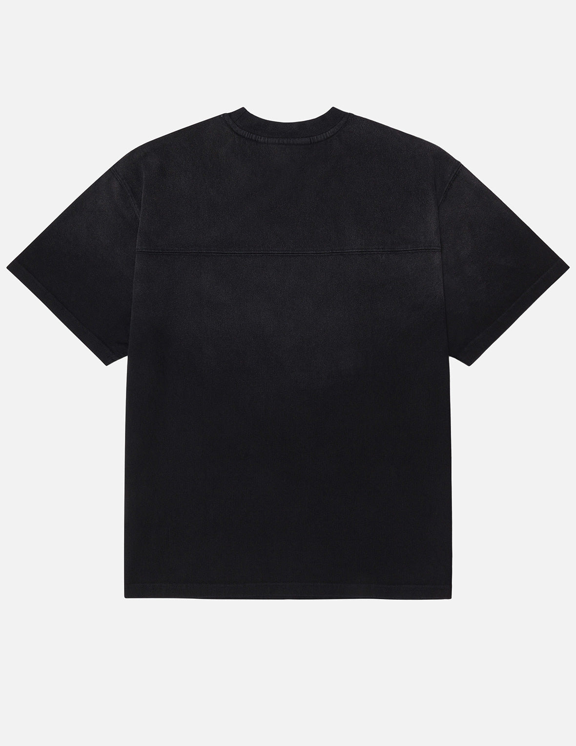 EVISUKURO Waffle Embroidery and Spray Dye Relax Fit T-shirt - 6