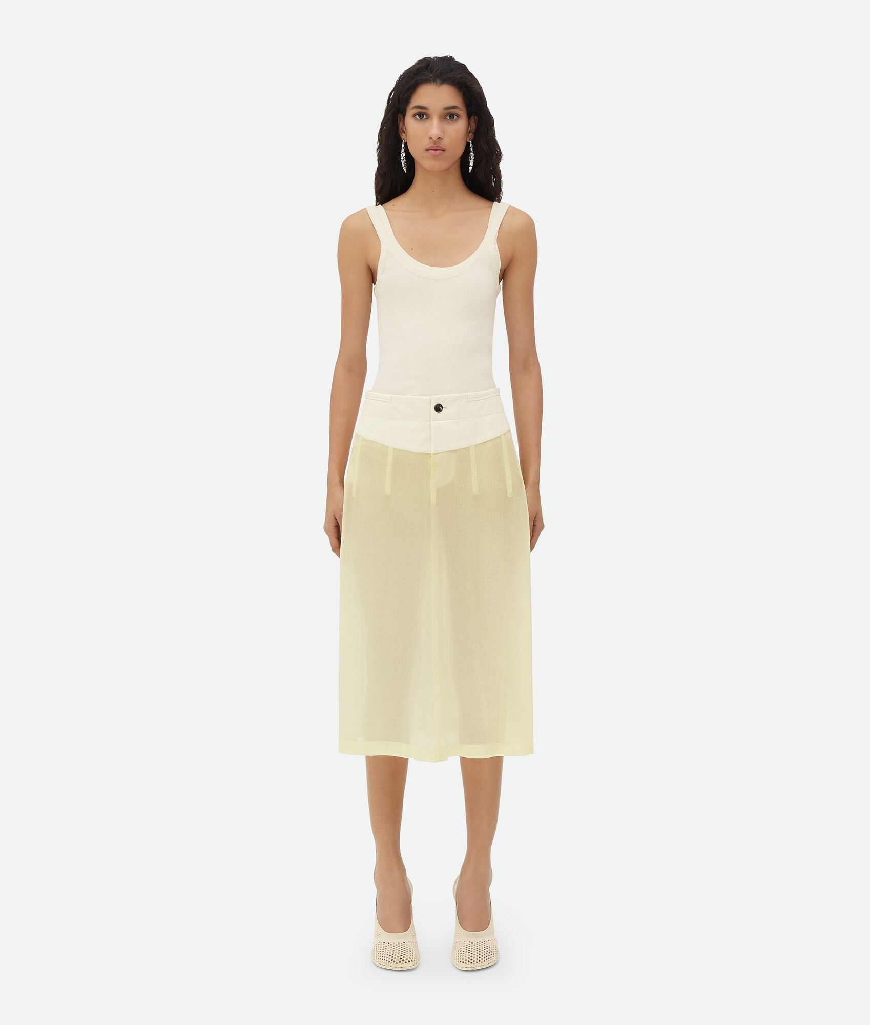 Light Cotton Gauze Skirt - 1