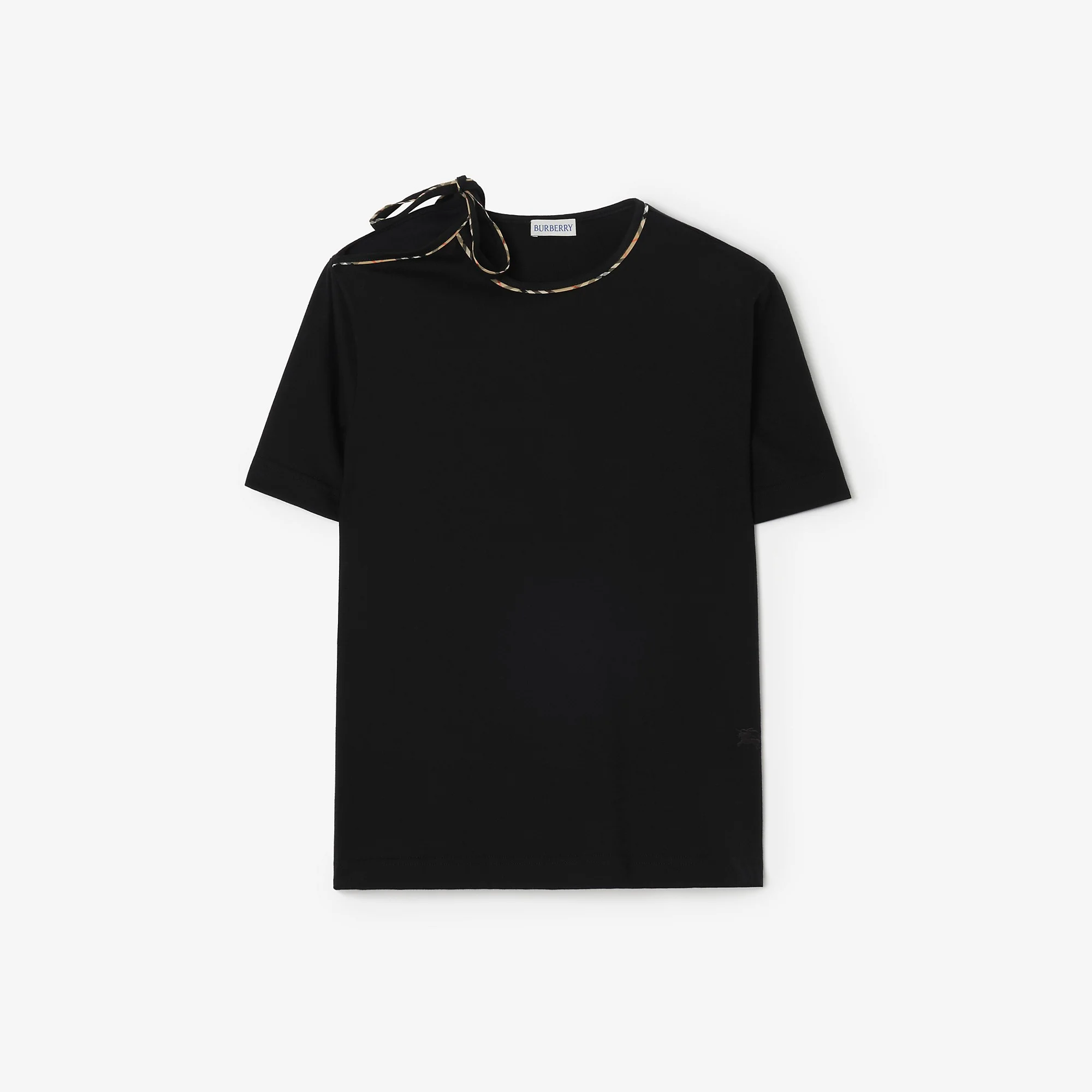 Tie-sleeve Cotton T-shirt - 1