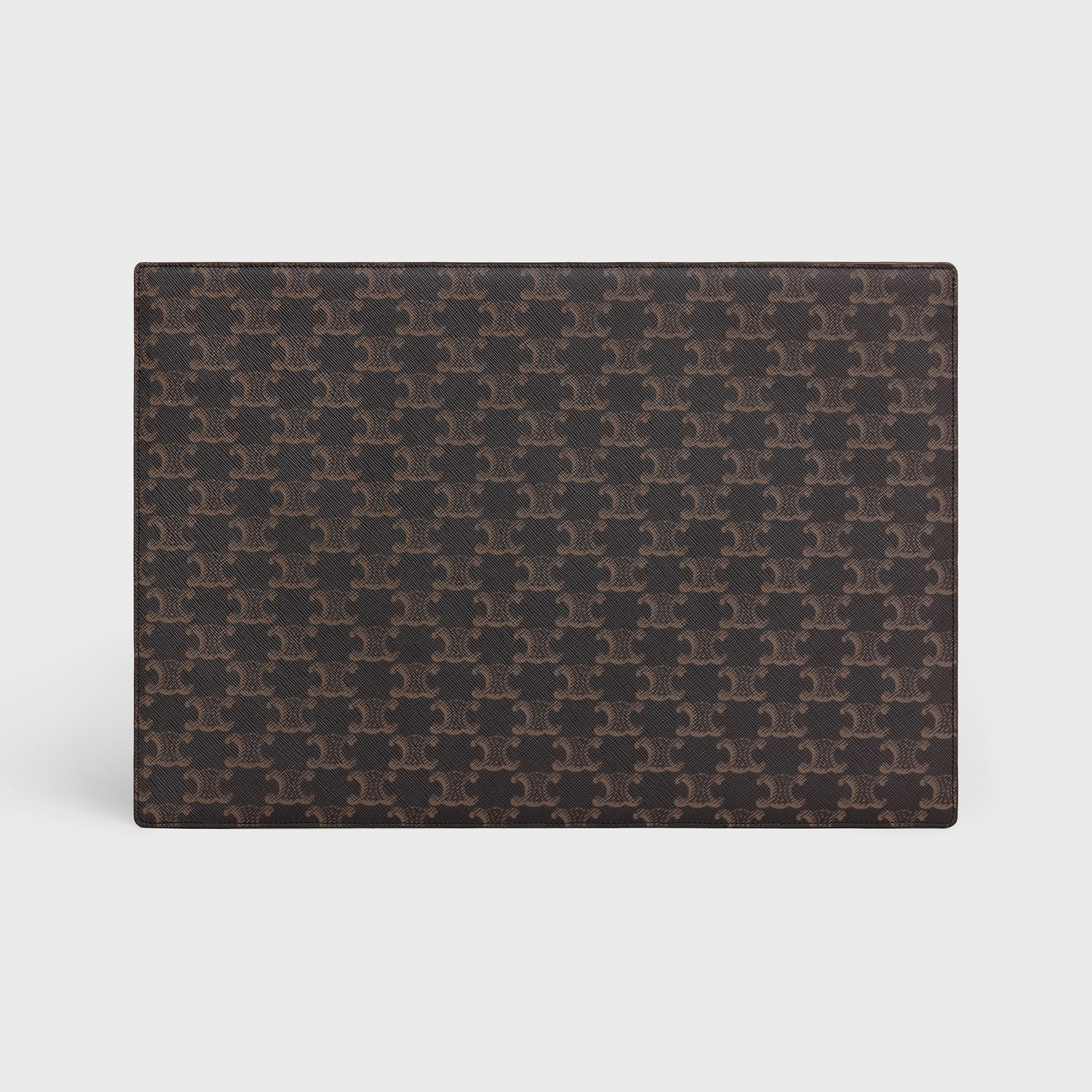 laptop sleeve 16" in Triomphe Canvas and Calfskin - 3