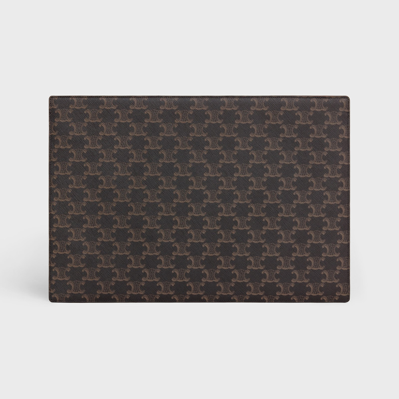 laptop sleeve 16" in Triomphe Canvas and Calfskin 3