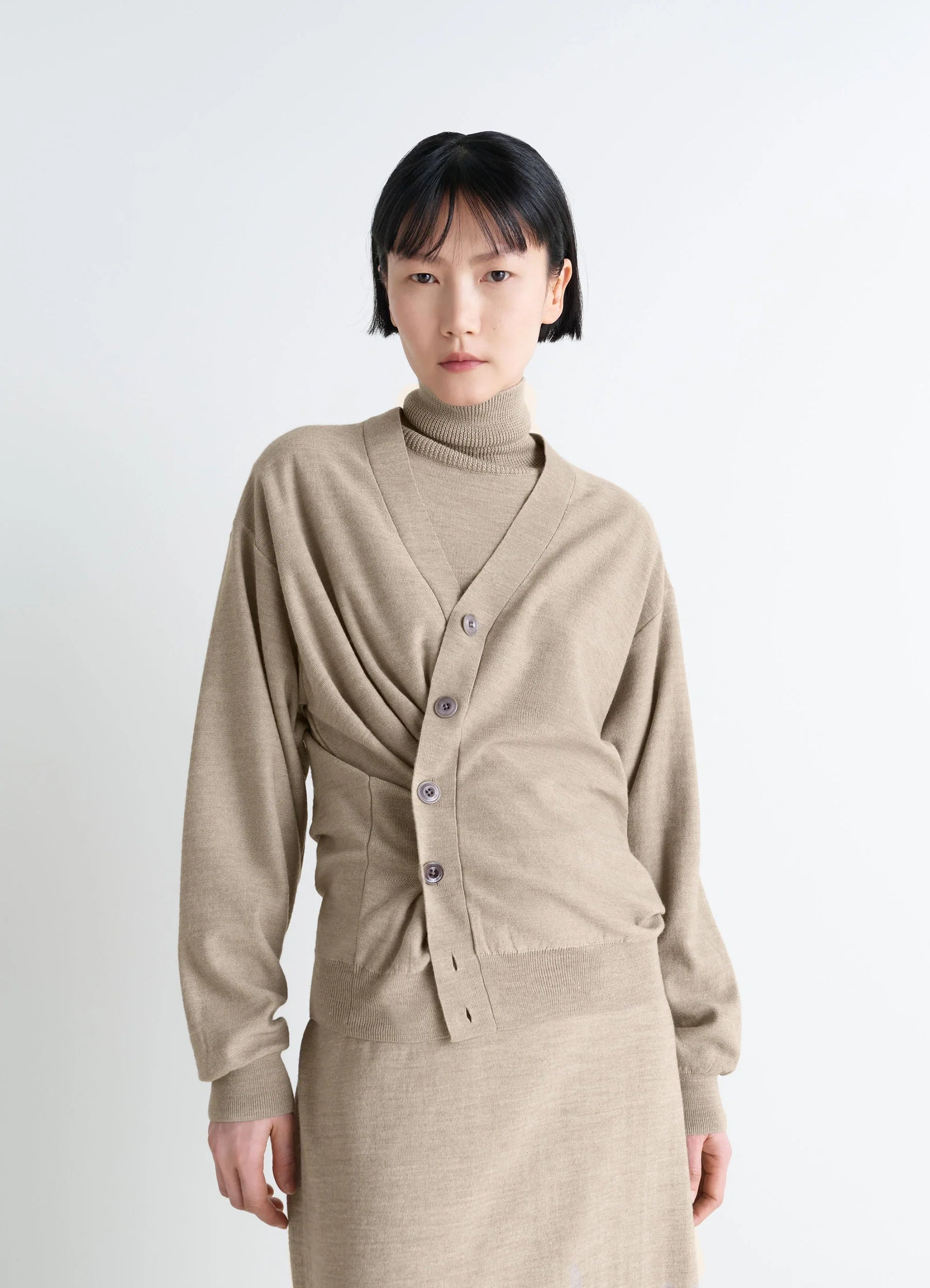 RELAXED TWISTED CARDIGAN - 3