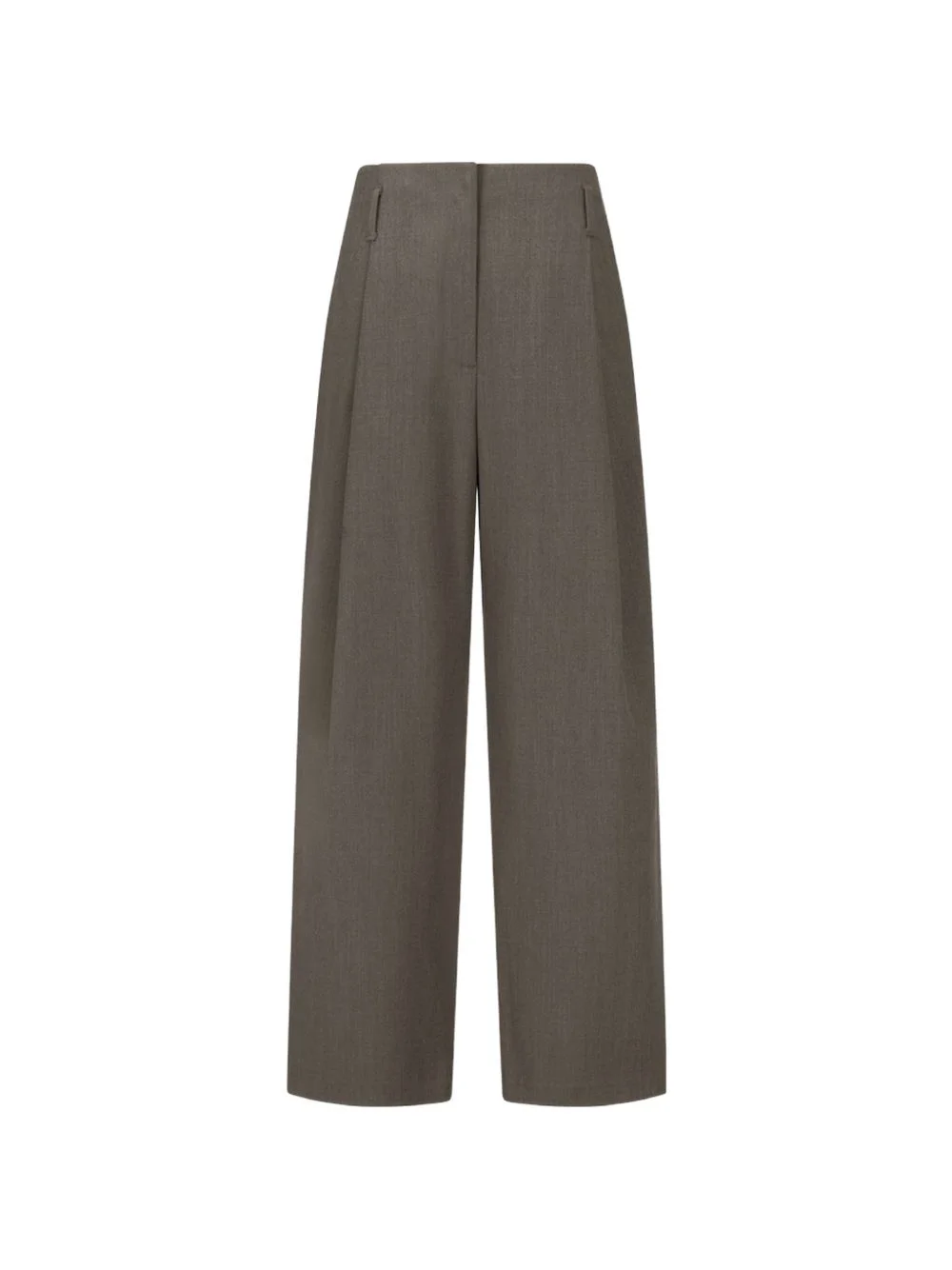 tucked straight-leg trousers - 1