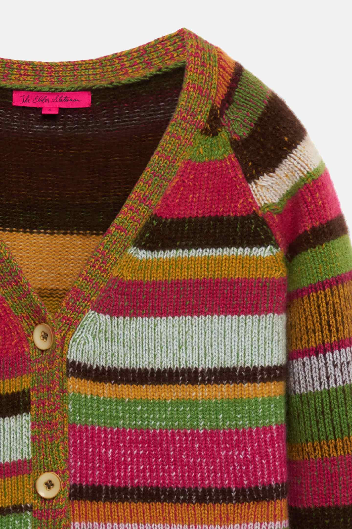 STRIPE SUPER SOFT WOMEN'S CARDI - 5