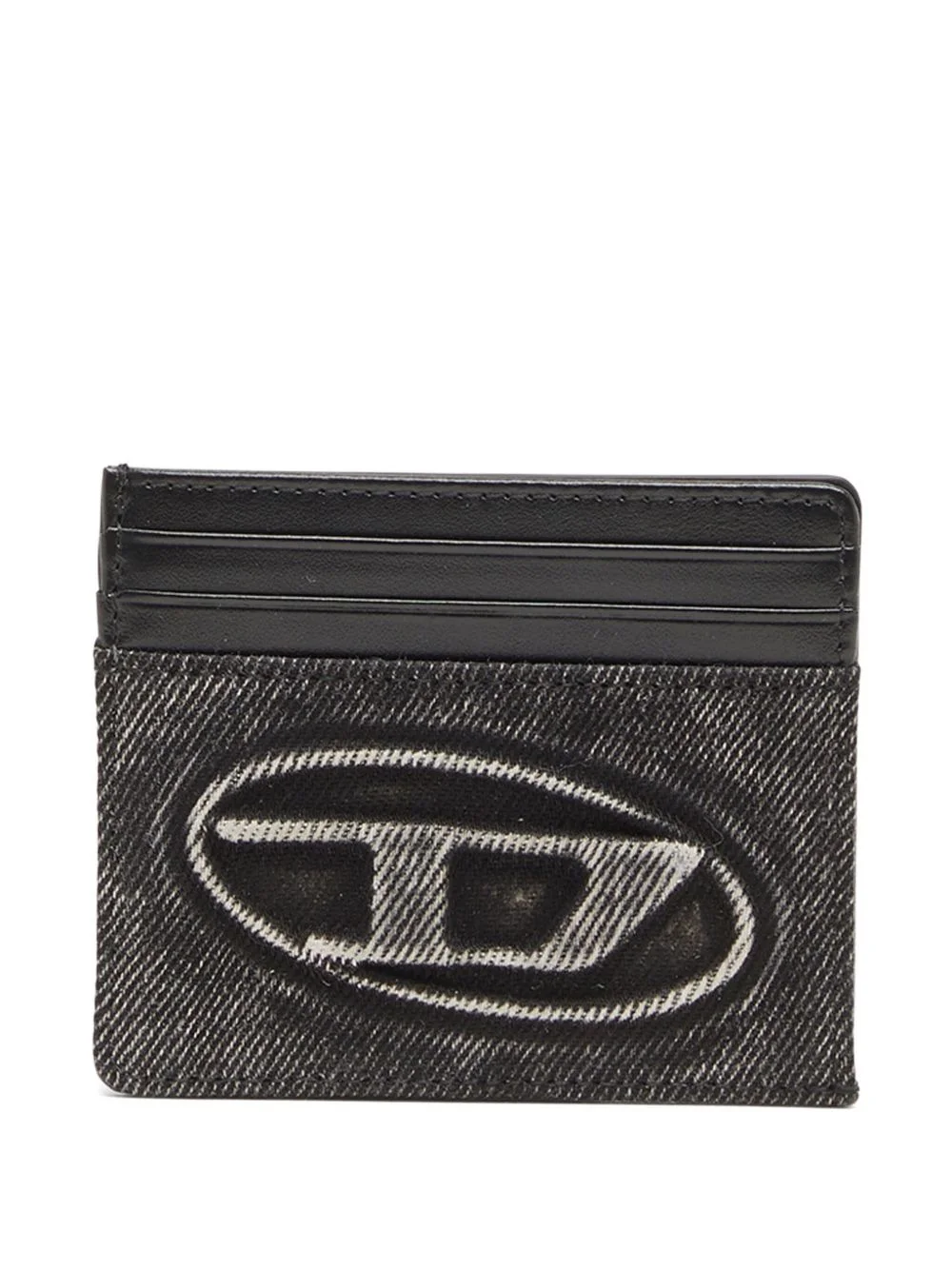 logo-embossed card case - 1