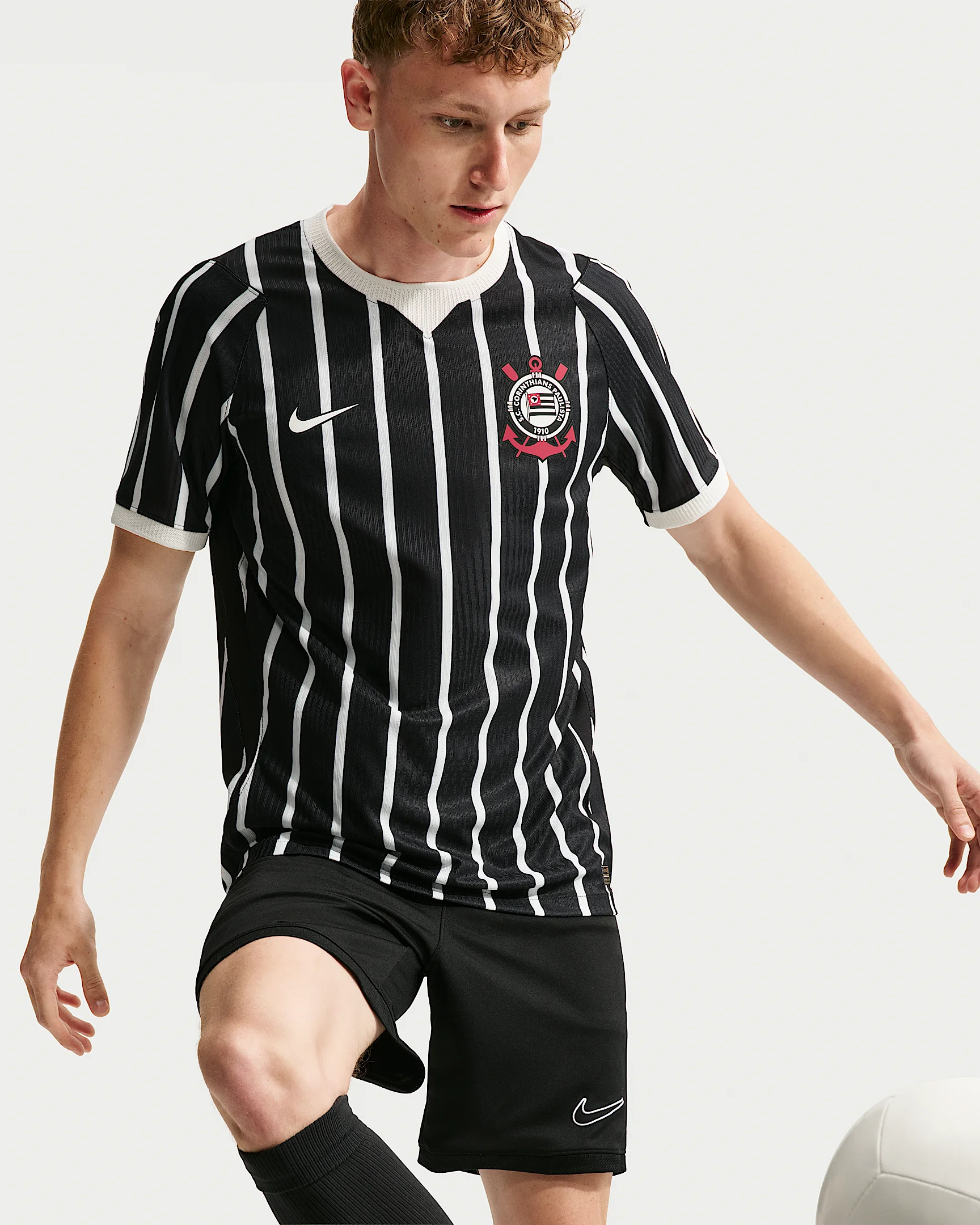 S.C. Corinthians 2026/27 Match Away Men's Nike Aero-FIT Soccer Authentic Jersey - 1