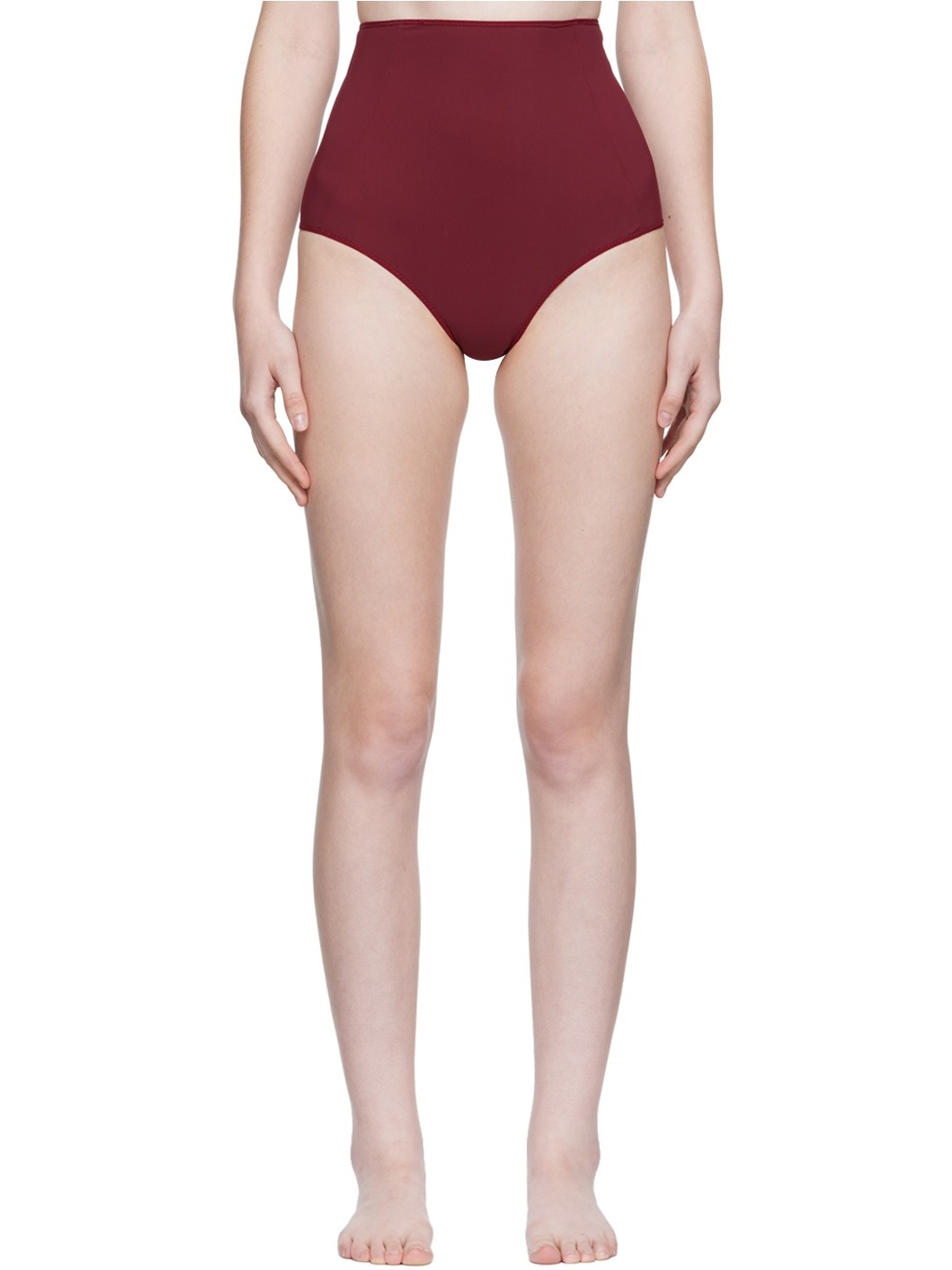 SSENSE Exclusive Burgundy Briefs - 1