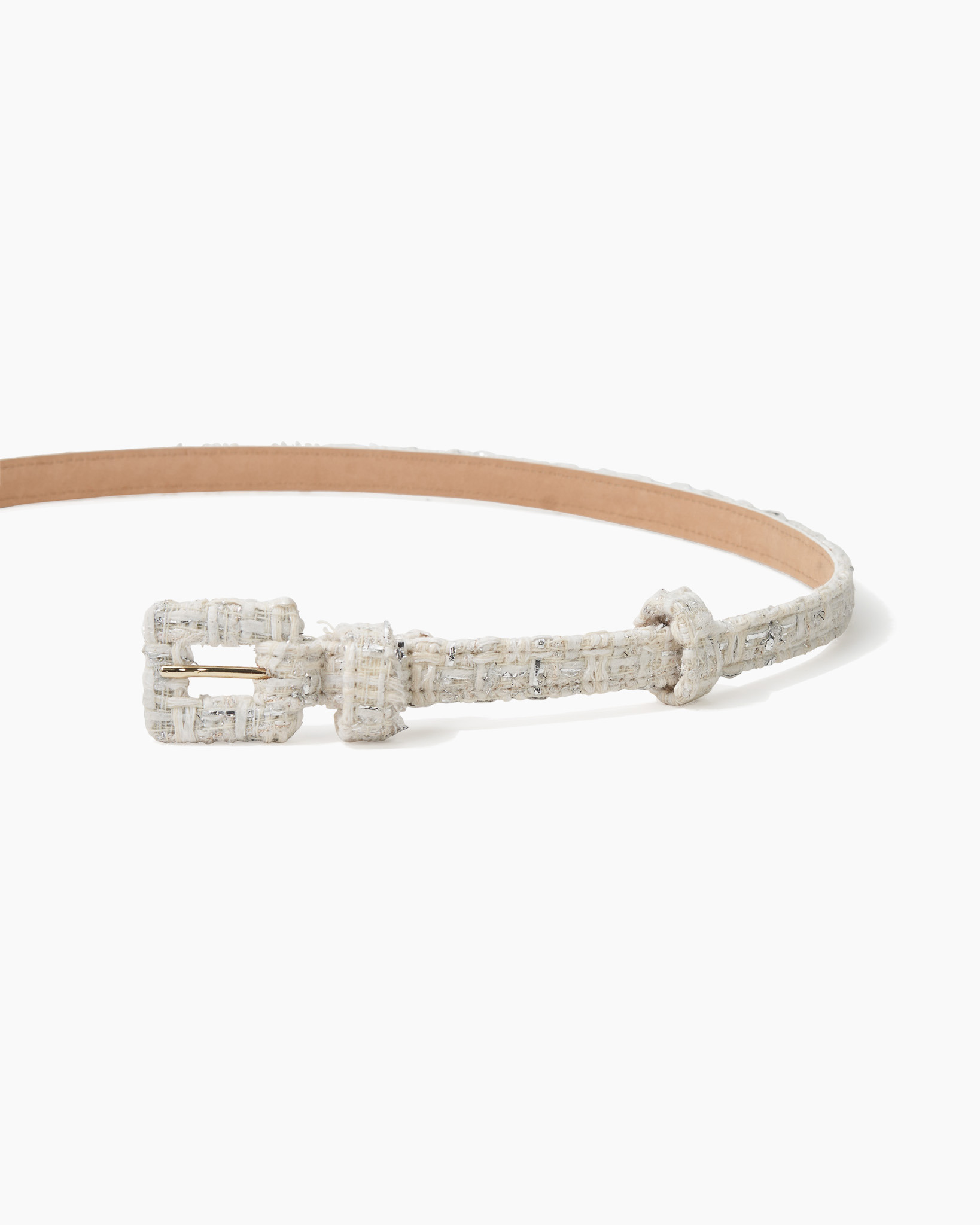 Tweed Skinny Belt - 4