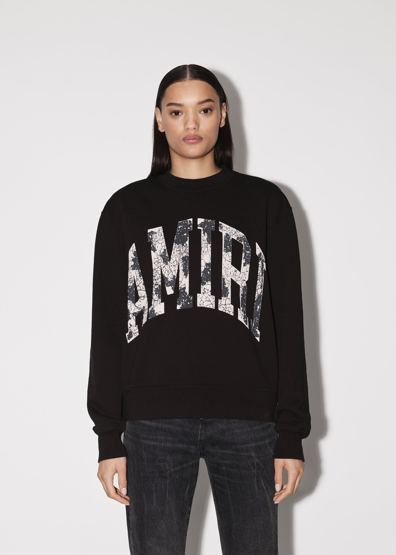 AMIRI COLLEGIATE LOGO CREW outlook