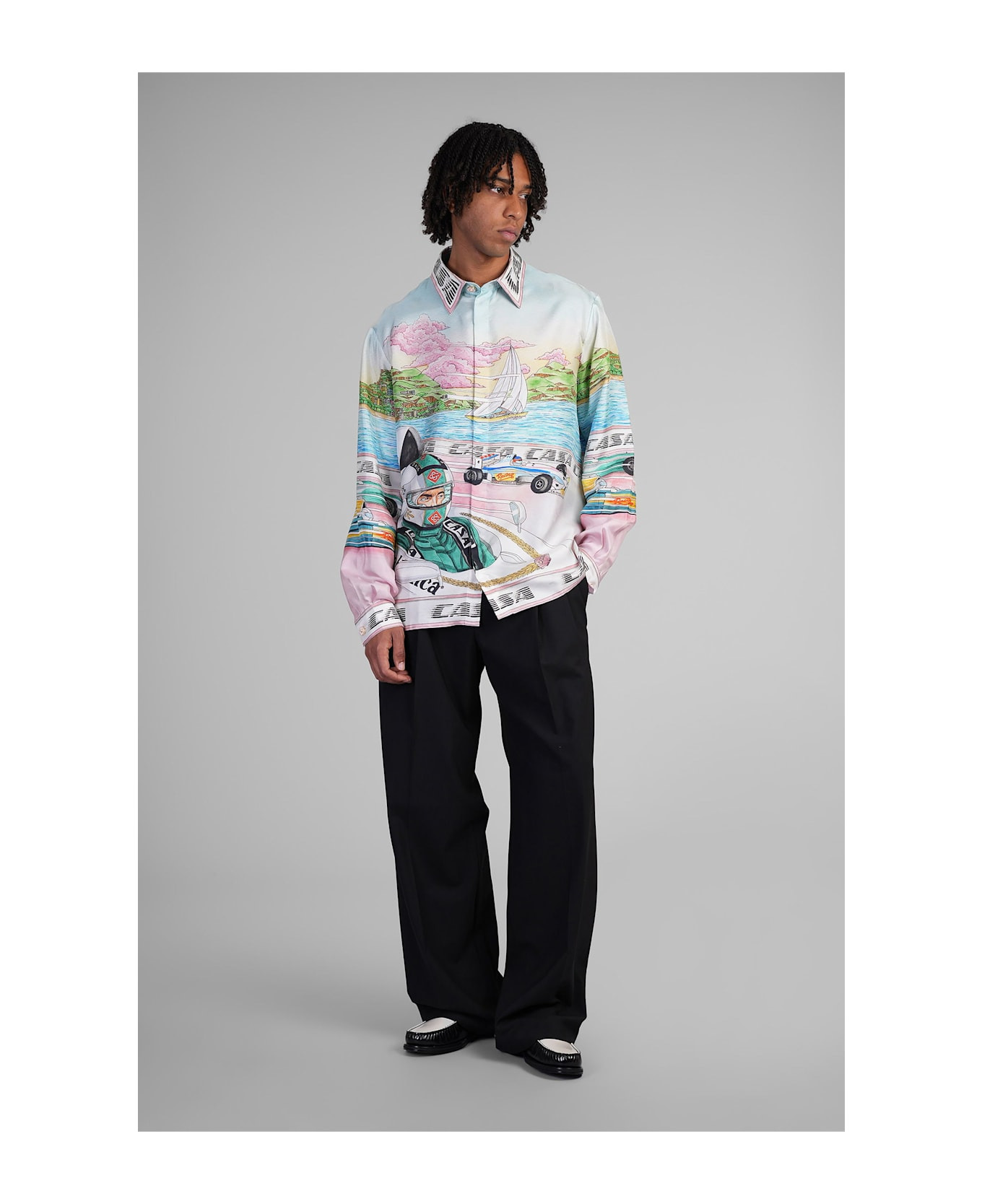 Shirt In Multicolor Silk - 2
