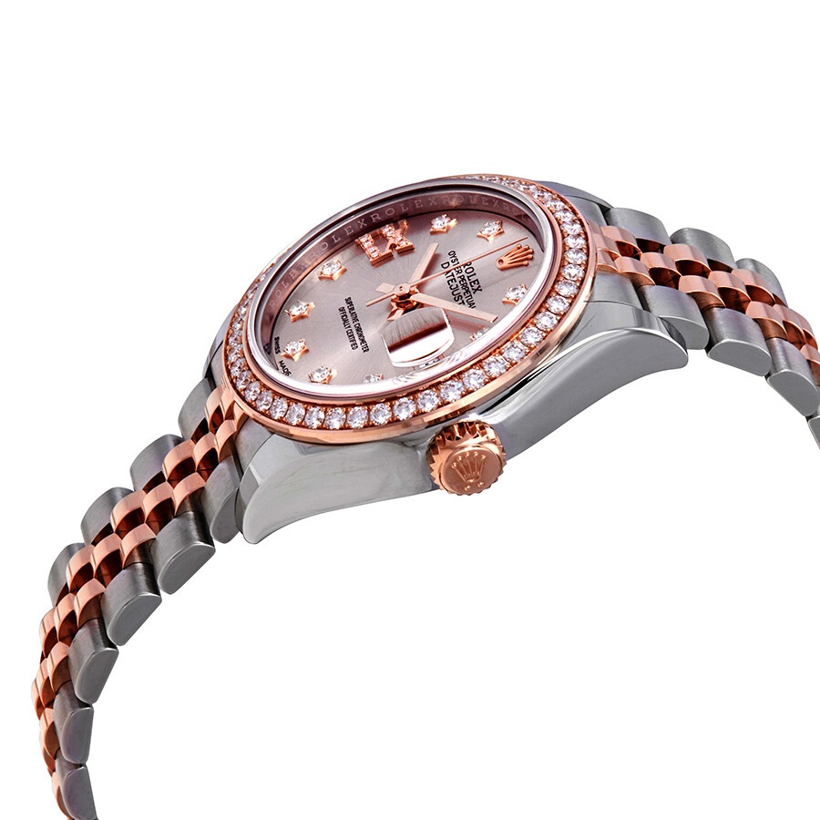 Rolex Lady Datejust Sundust Diamond Dial Ladies Steel and 18ct Jubile Watch 279381SNRDJ - 2