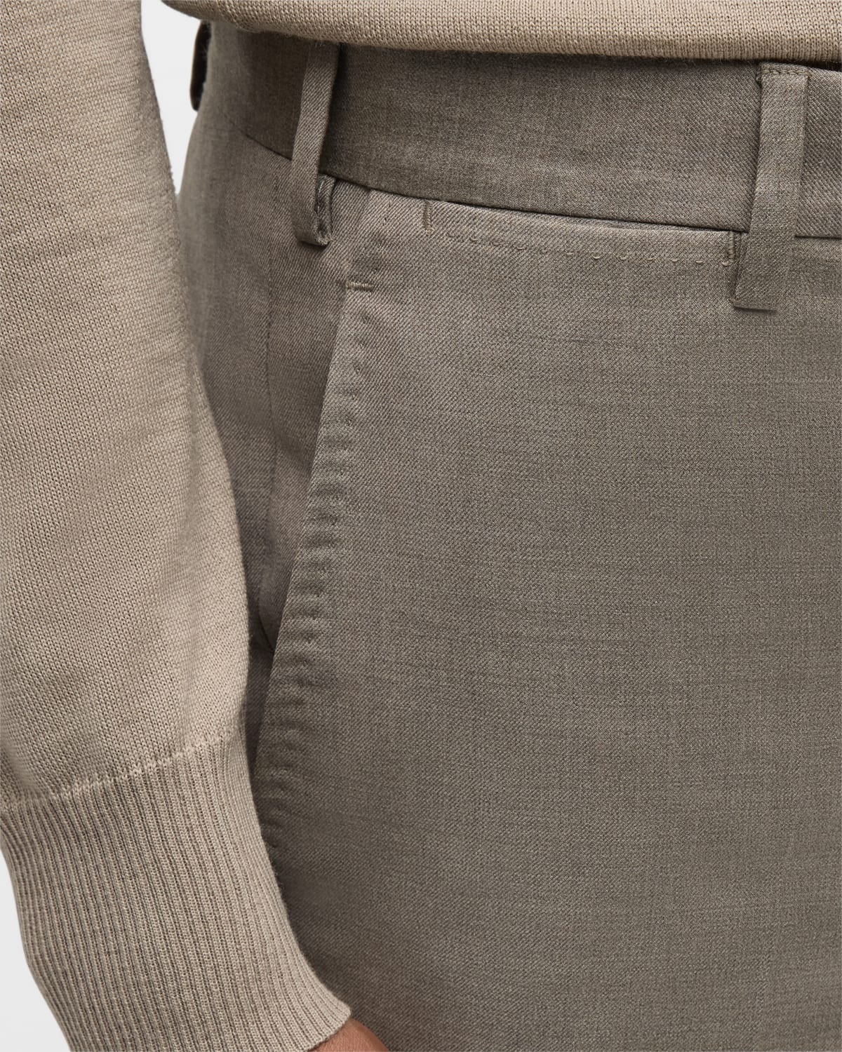 Men's Stone Wool Trousers - 7