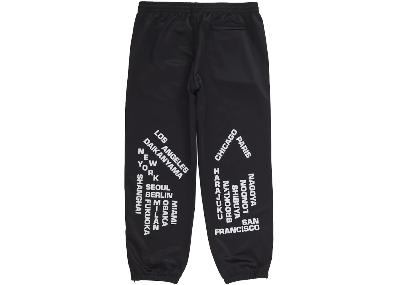Supreme Worldwide Tricot Pant Black - 2
