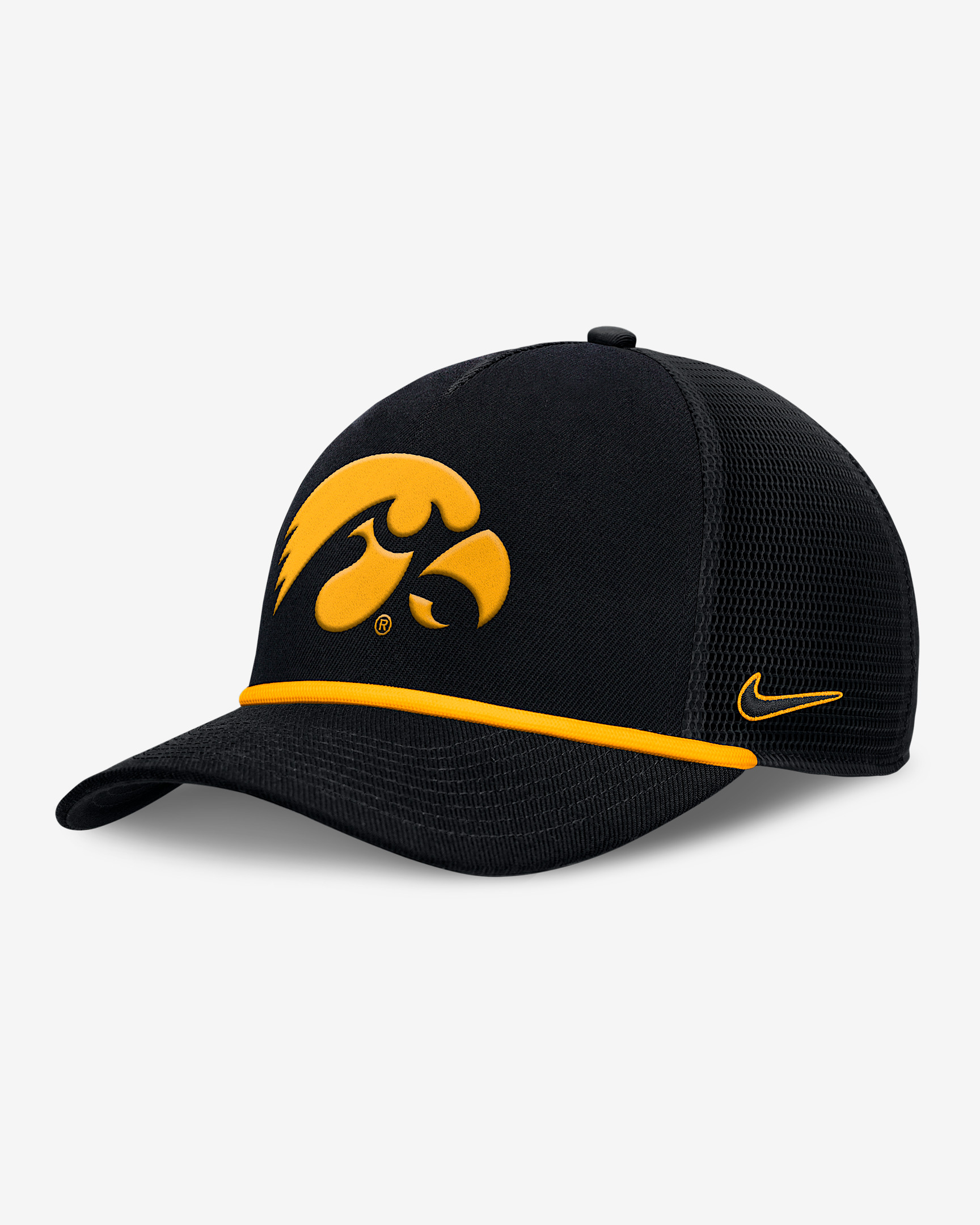 Iowa Primetime Rise Men's Nike College Trucker Adjustable Hat - 1
