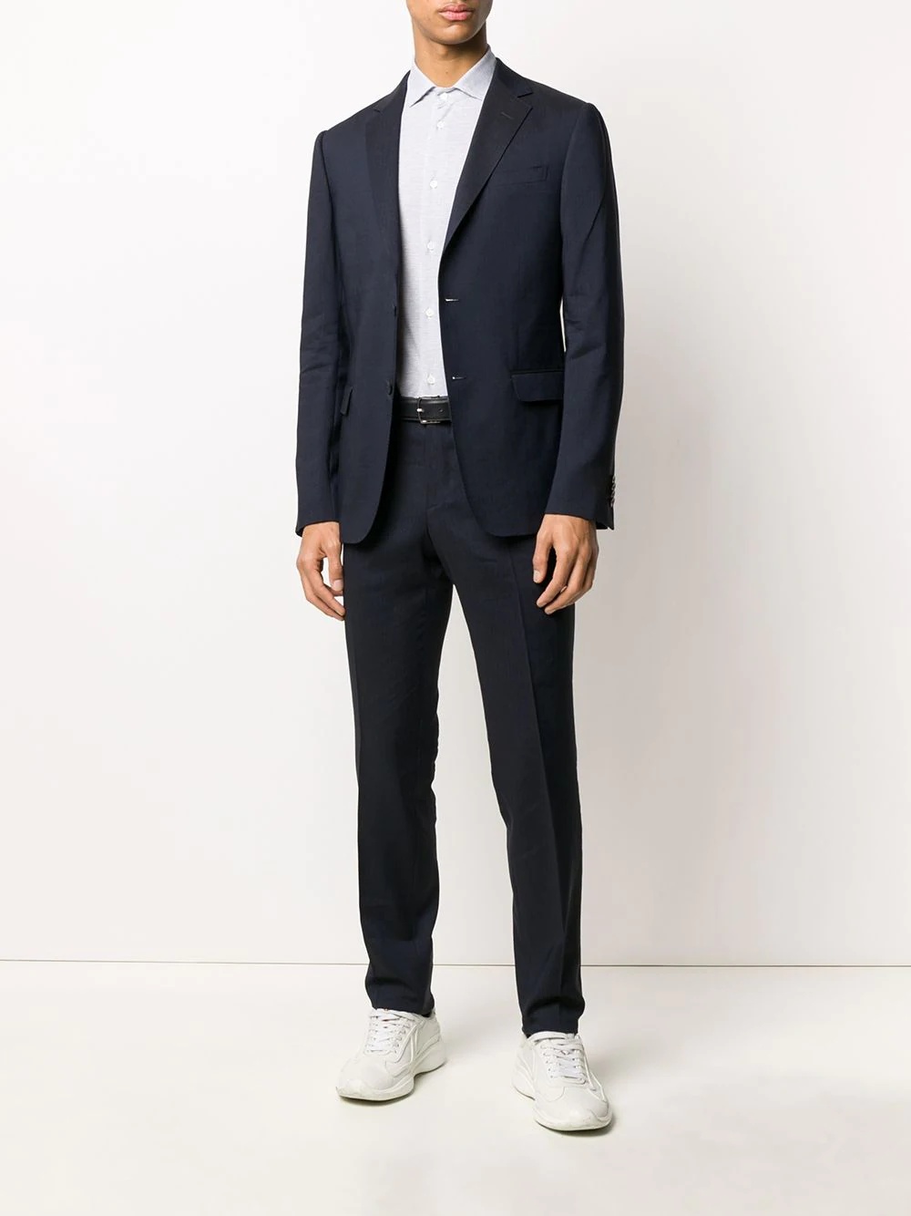 slim-fit two-piece suit - 2