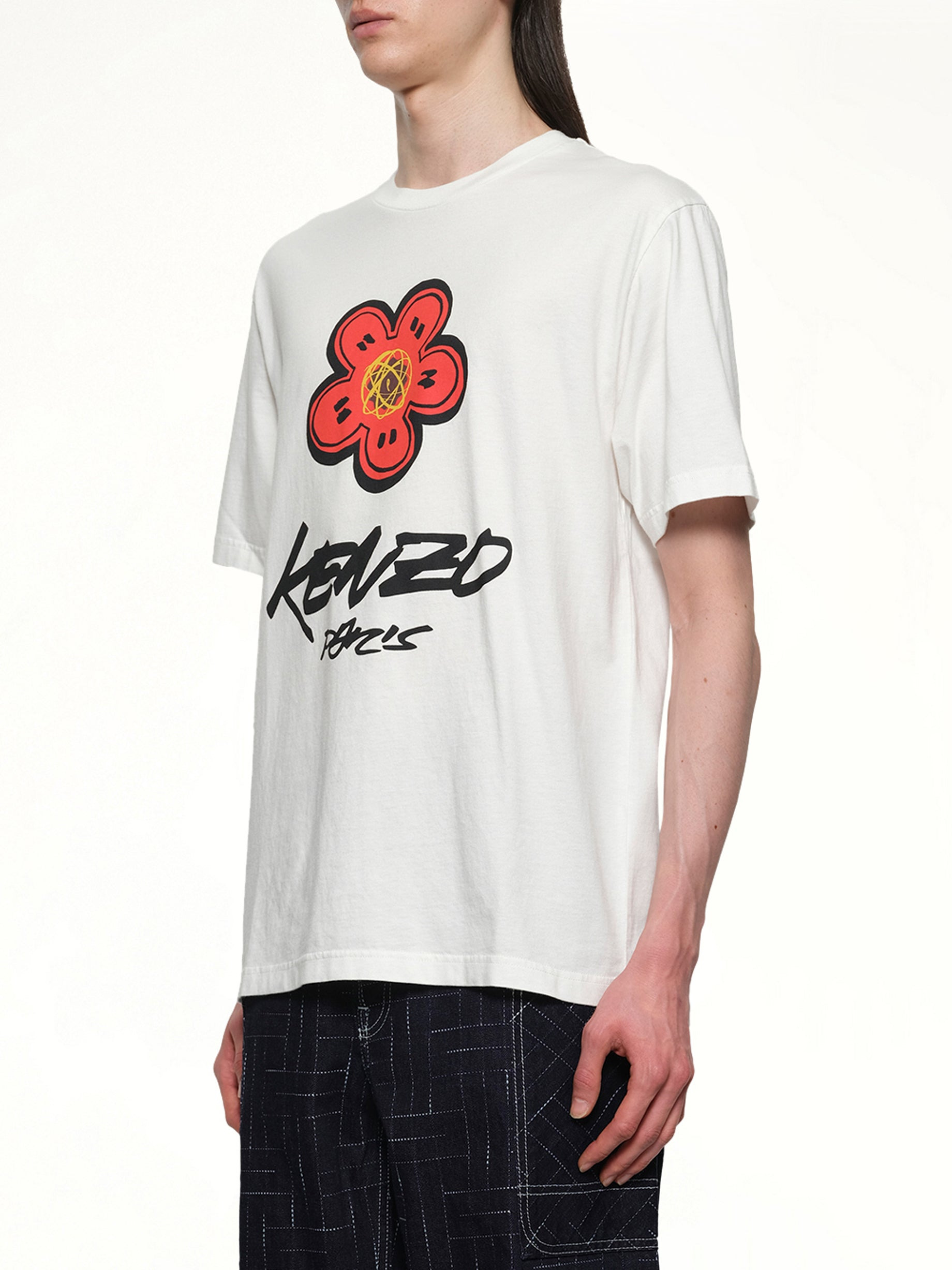 Kenzo Futura Classic T-Shirt in Off White - 3