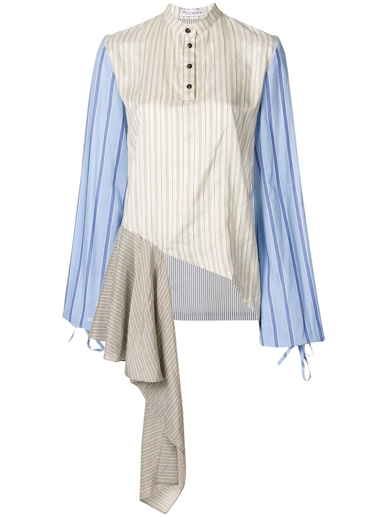 asymmetric ruffle blouse 1
