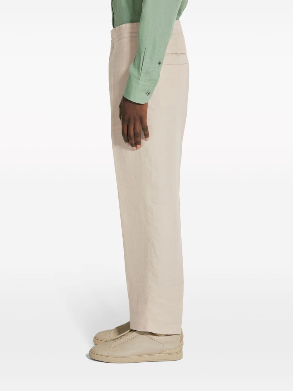 Oasi Lino linen trousers - 3