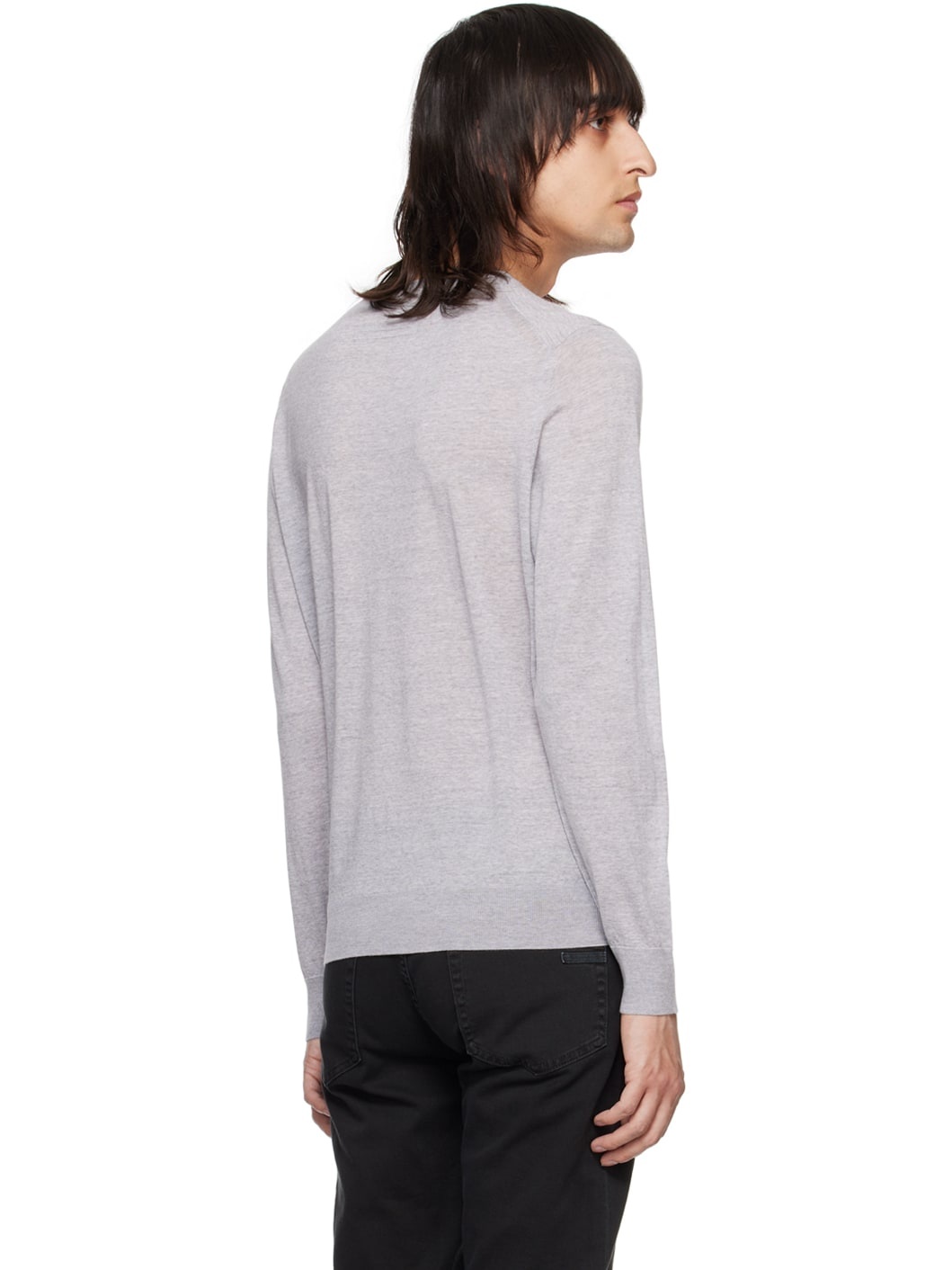 Gray Performance Sweater - 3