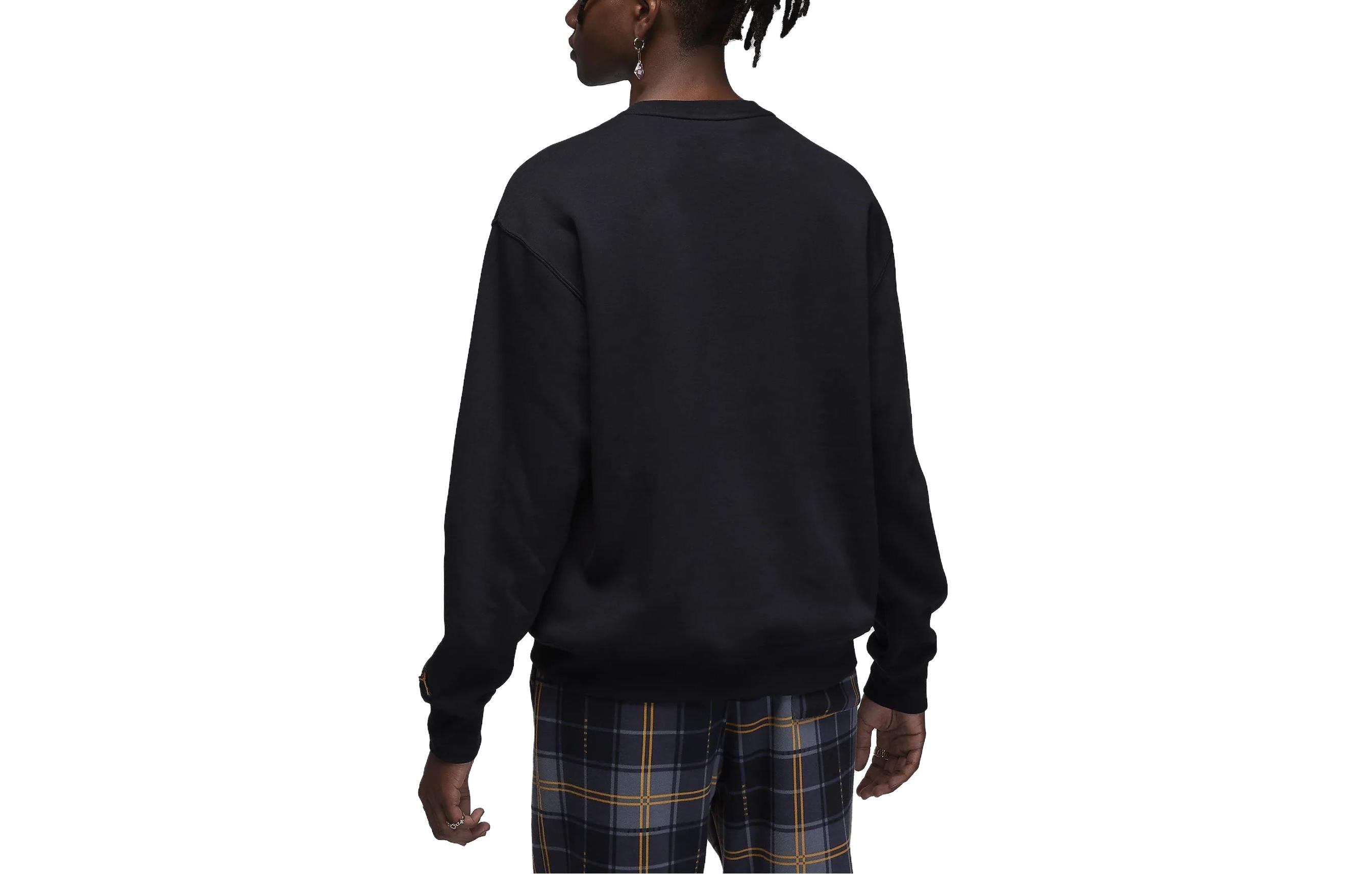 Air Jordan Essential Holiday Fleece Sweatshirt 'Black' DV1574-011 - 3