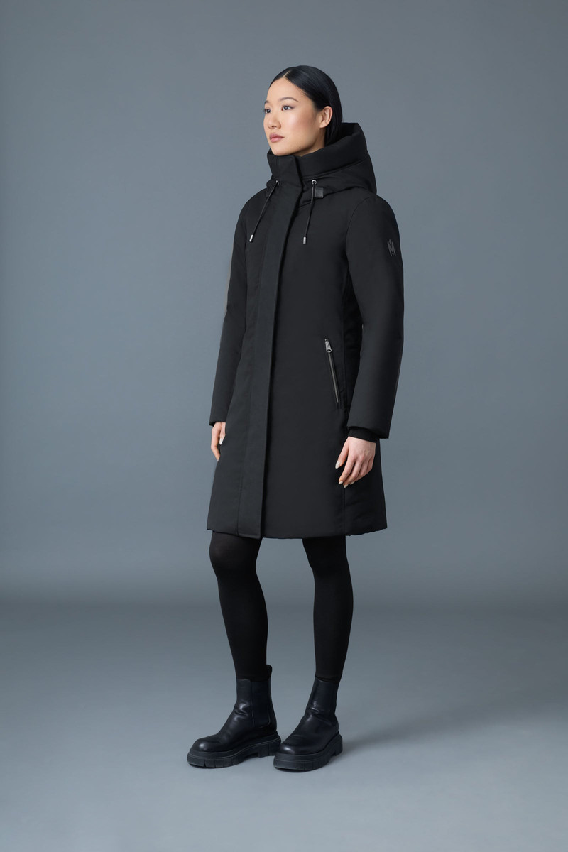 SHILOH-NFZ 2-in-1 fitted down coat with removable bib 3
