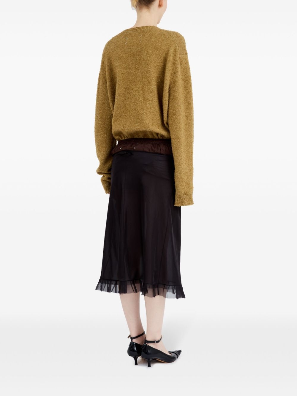 tulle midi skirt - 4