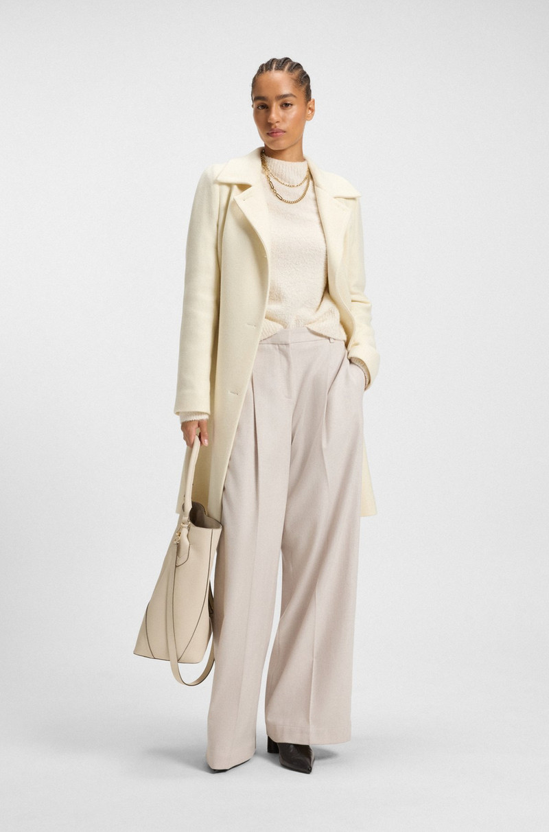 BOSS WOOL-BLEND SWEATER WITH MOCK NECK outlook