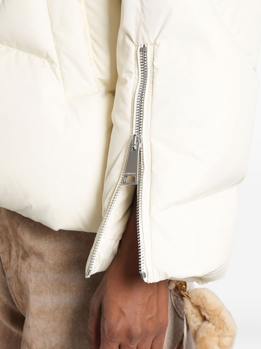 hooded quilted puffer jacket - 5