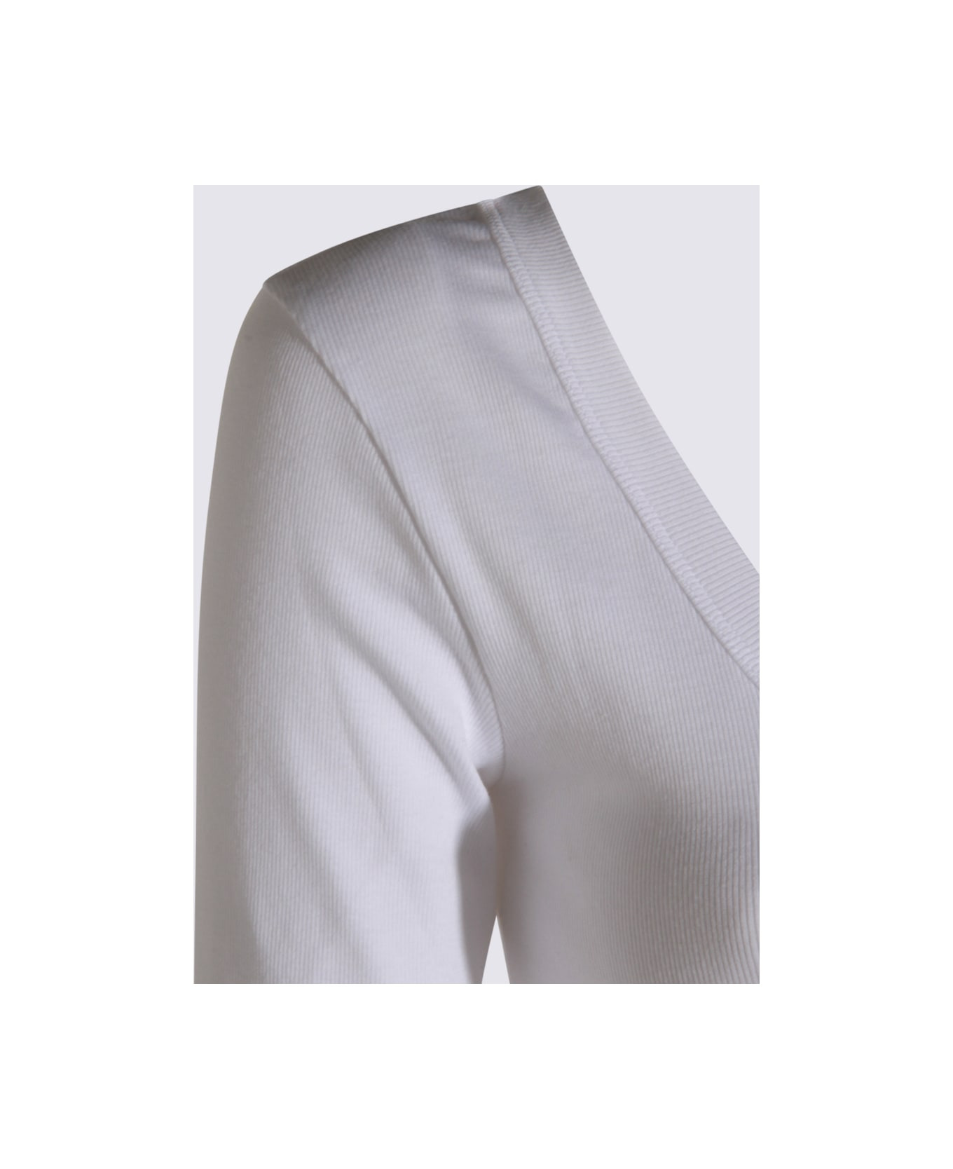 White Cotton T-shirt - 3