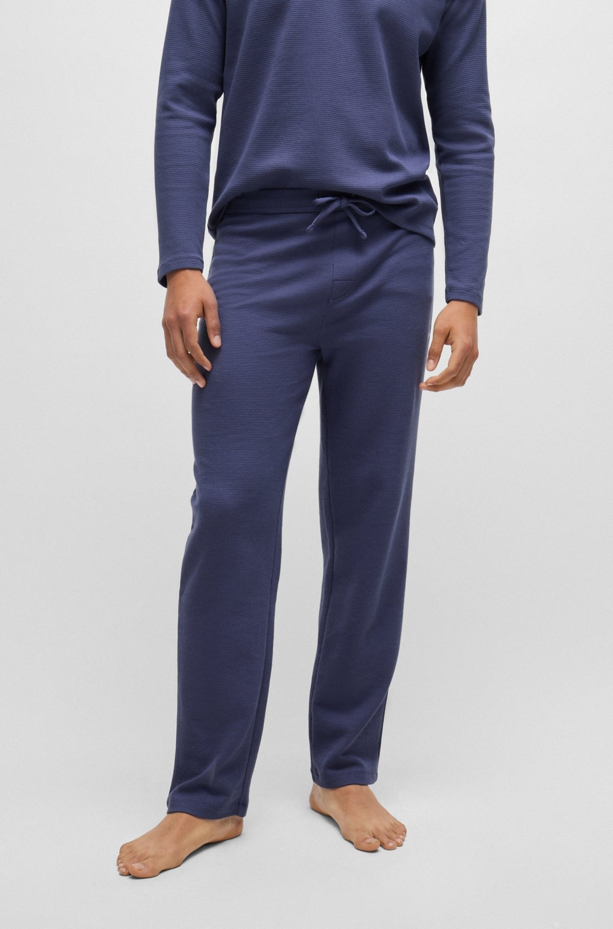 PAJAMA BOTTOMS WITH EMBROIDERED LOGO - 2