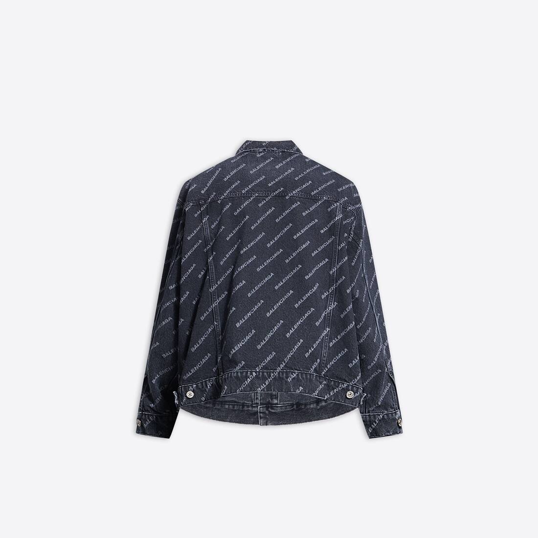 Men's Year Of The Tiger Typo Jacket Large Fit in Black - 5
