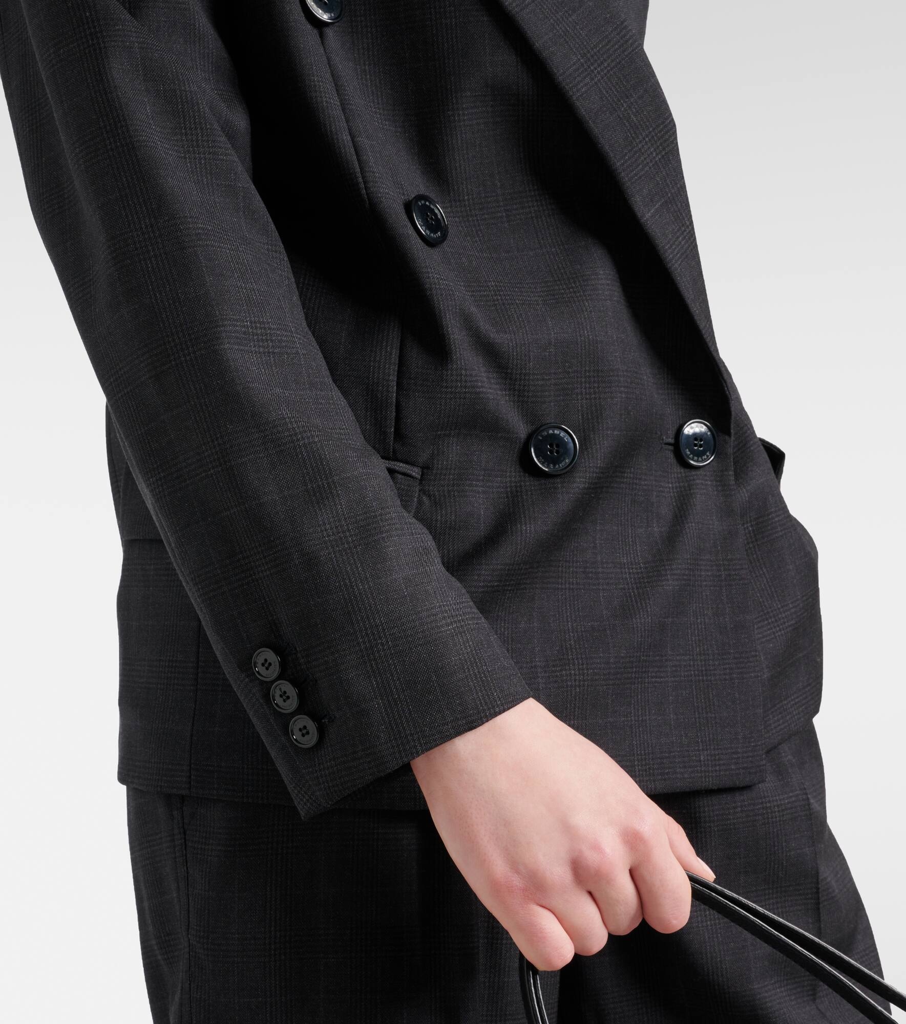 Klero checked virgin wool blazer - 5