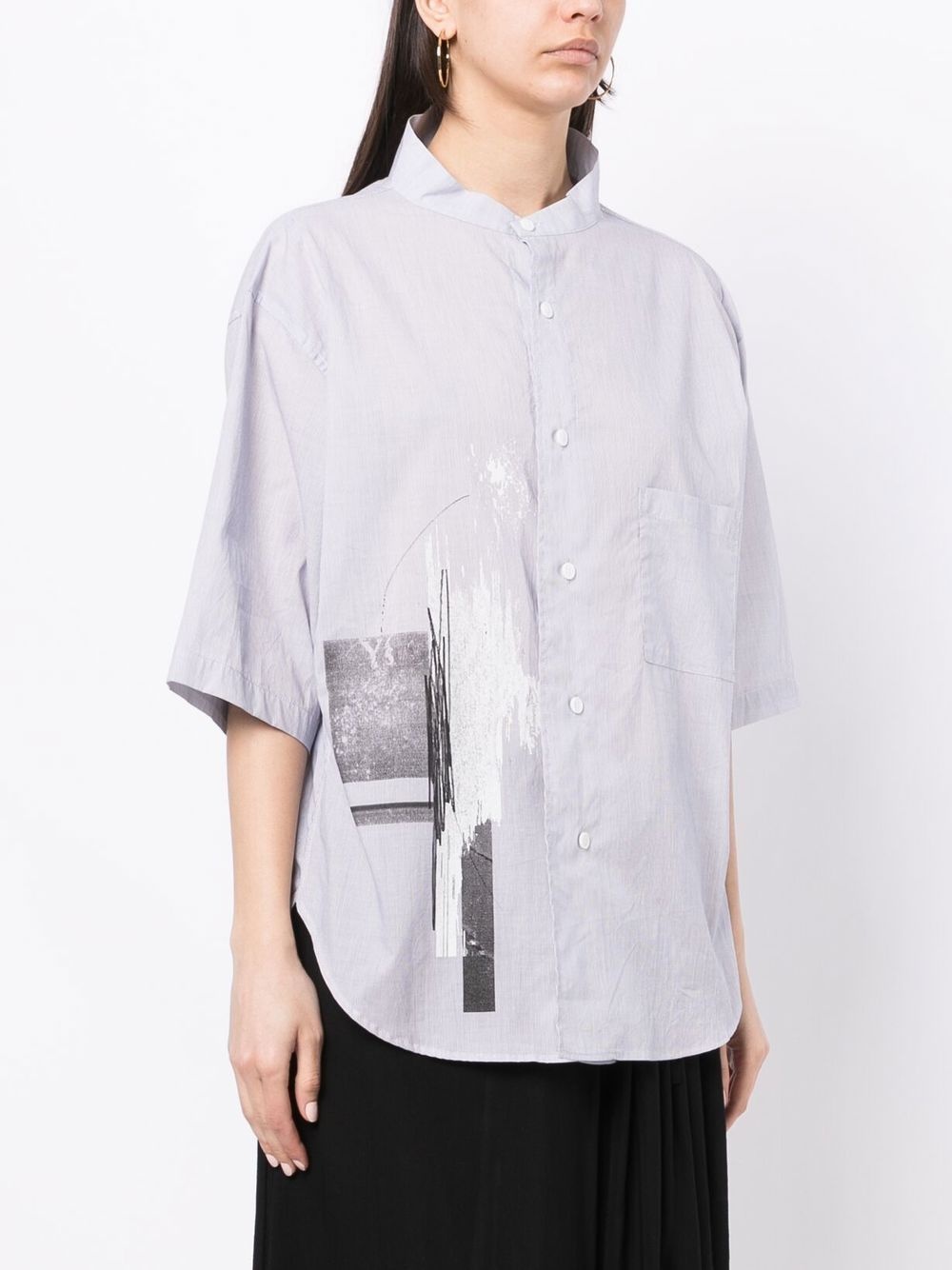 relaxed-fit cotton shirt - 3