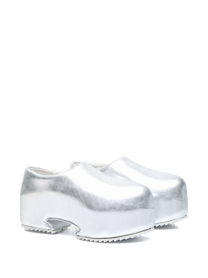 YUME YUME metallic-finish pumps outlook