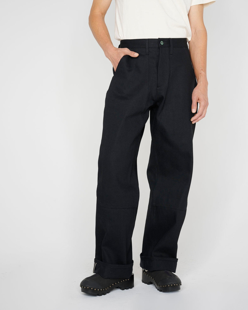 Type 02 13.2oz Selvedge Denim - Solid Black 8