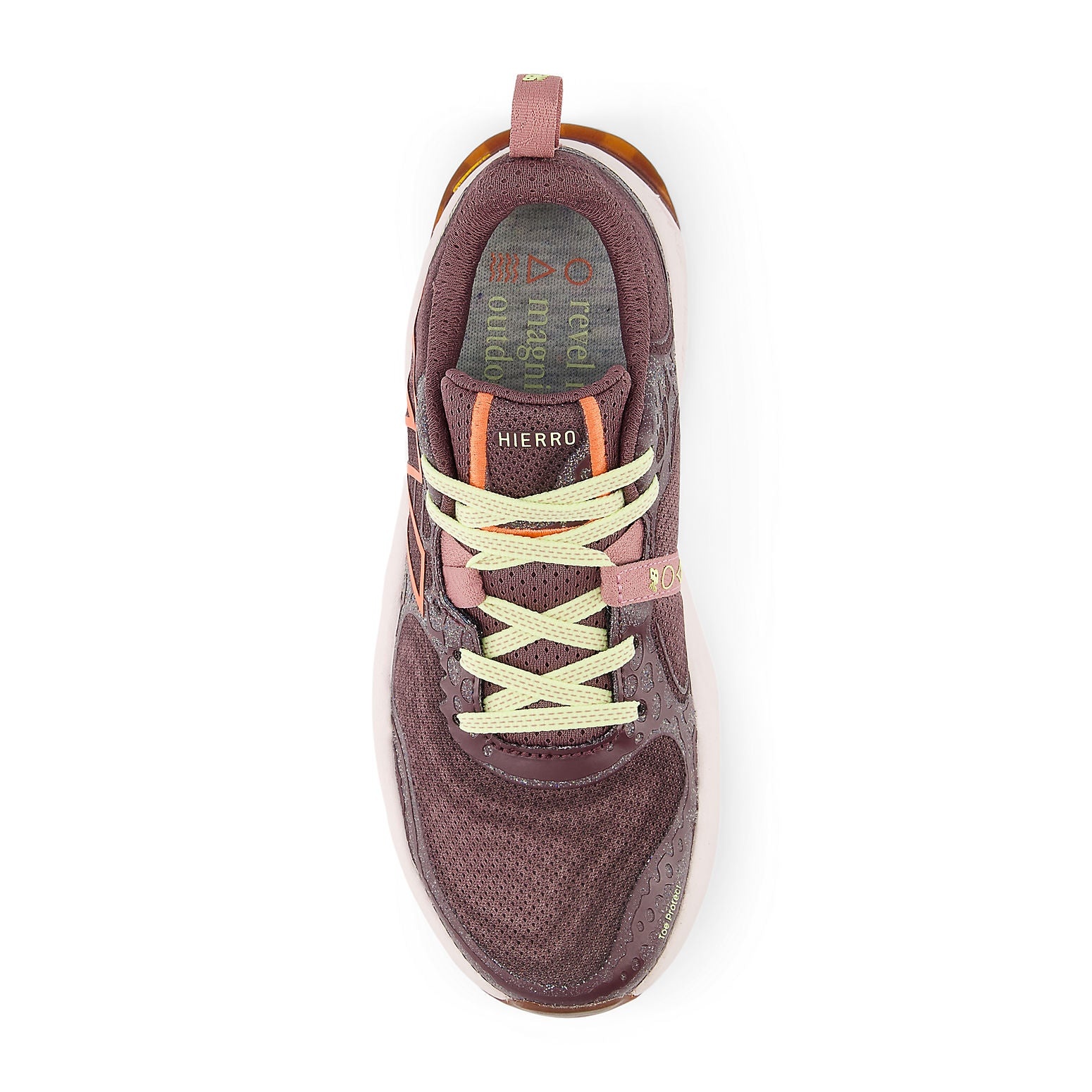 (WMNS) New Balance Fresh Foam X Hierro v8 'Burgundy' WTHIERP8 - 4