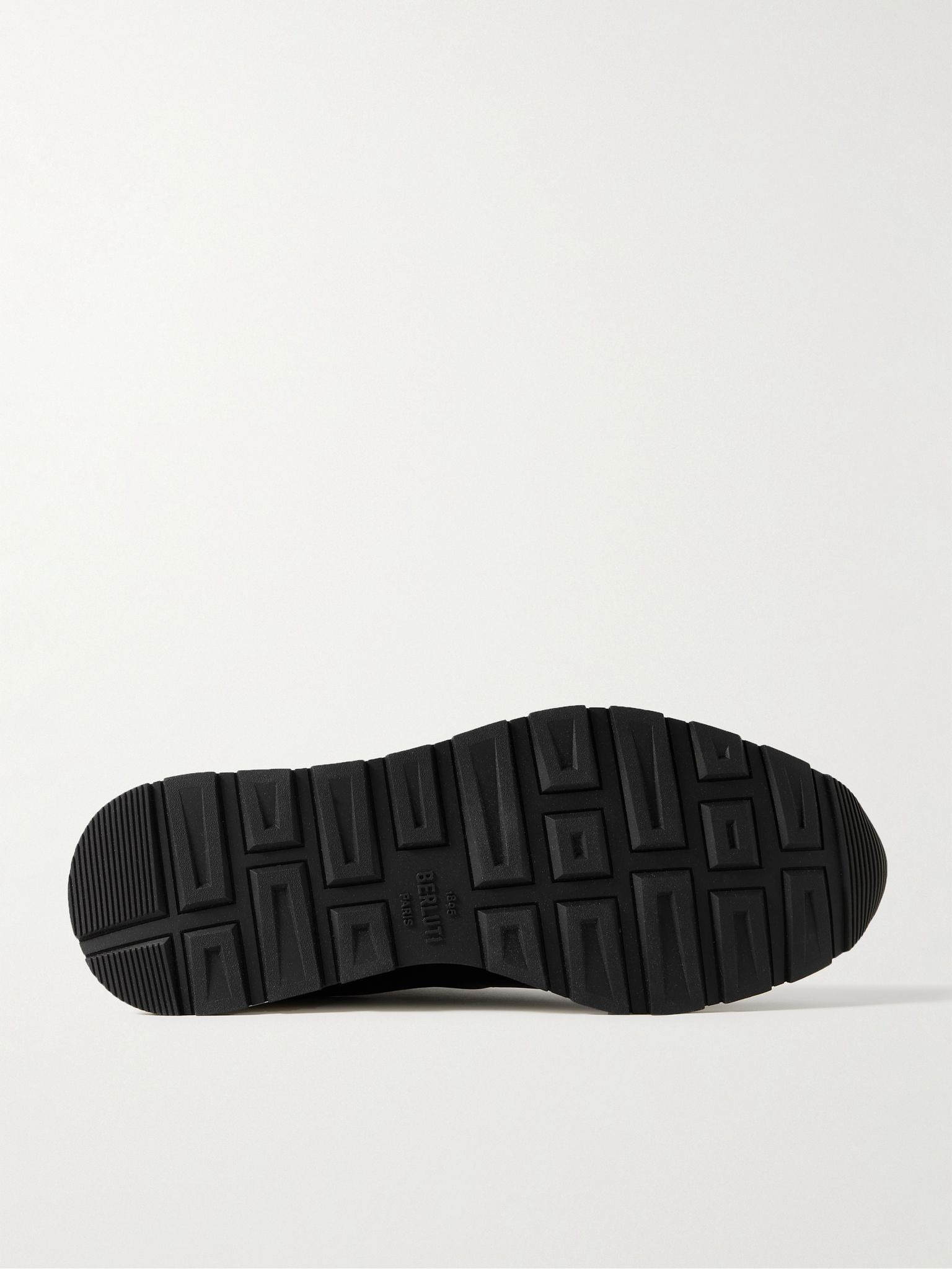Fast Track Torino Leather and Shell Sneakers Black - 3