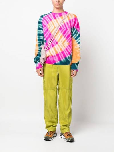 The Elder Statesman tie dye-pattern cashmere jumper outlook