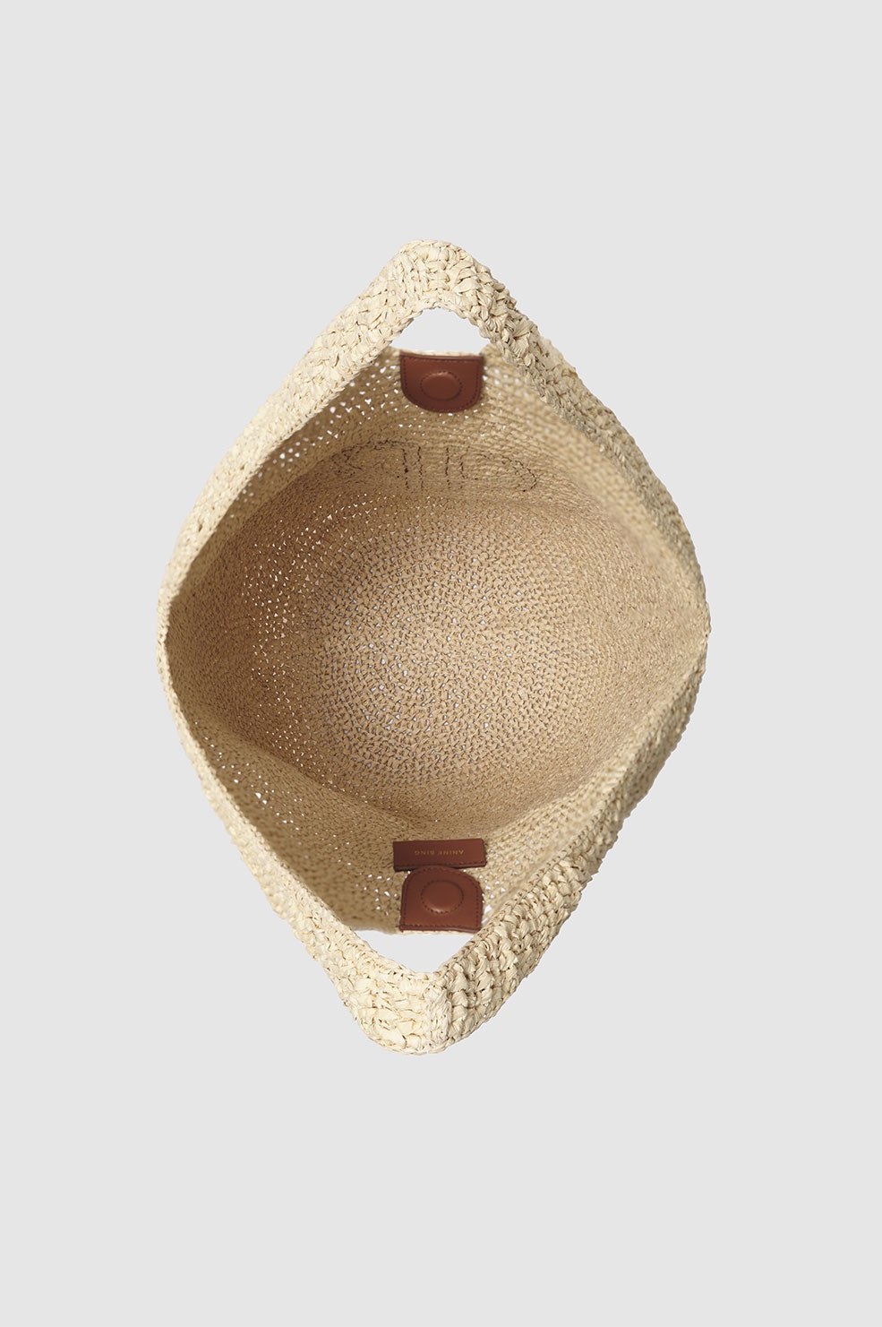 Large Leah Hobo - Natural With Cognac - 4