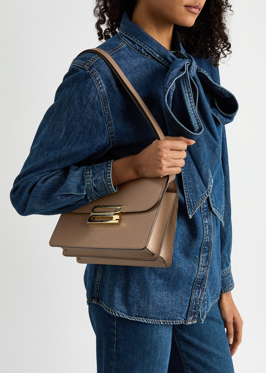 Victoria Beckham Dorian Small Grained Leather top Handle bag - 6
