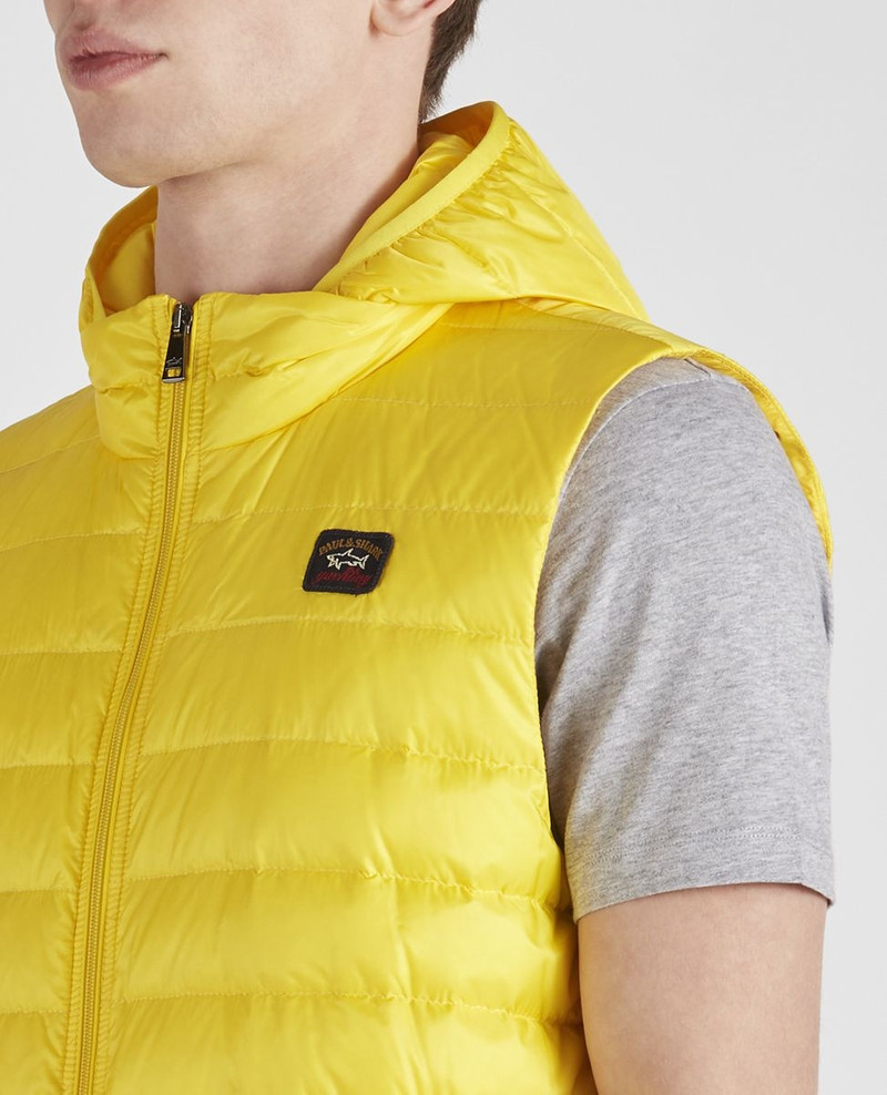 Ultralight down vest with detachable hood 3