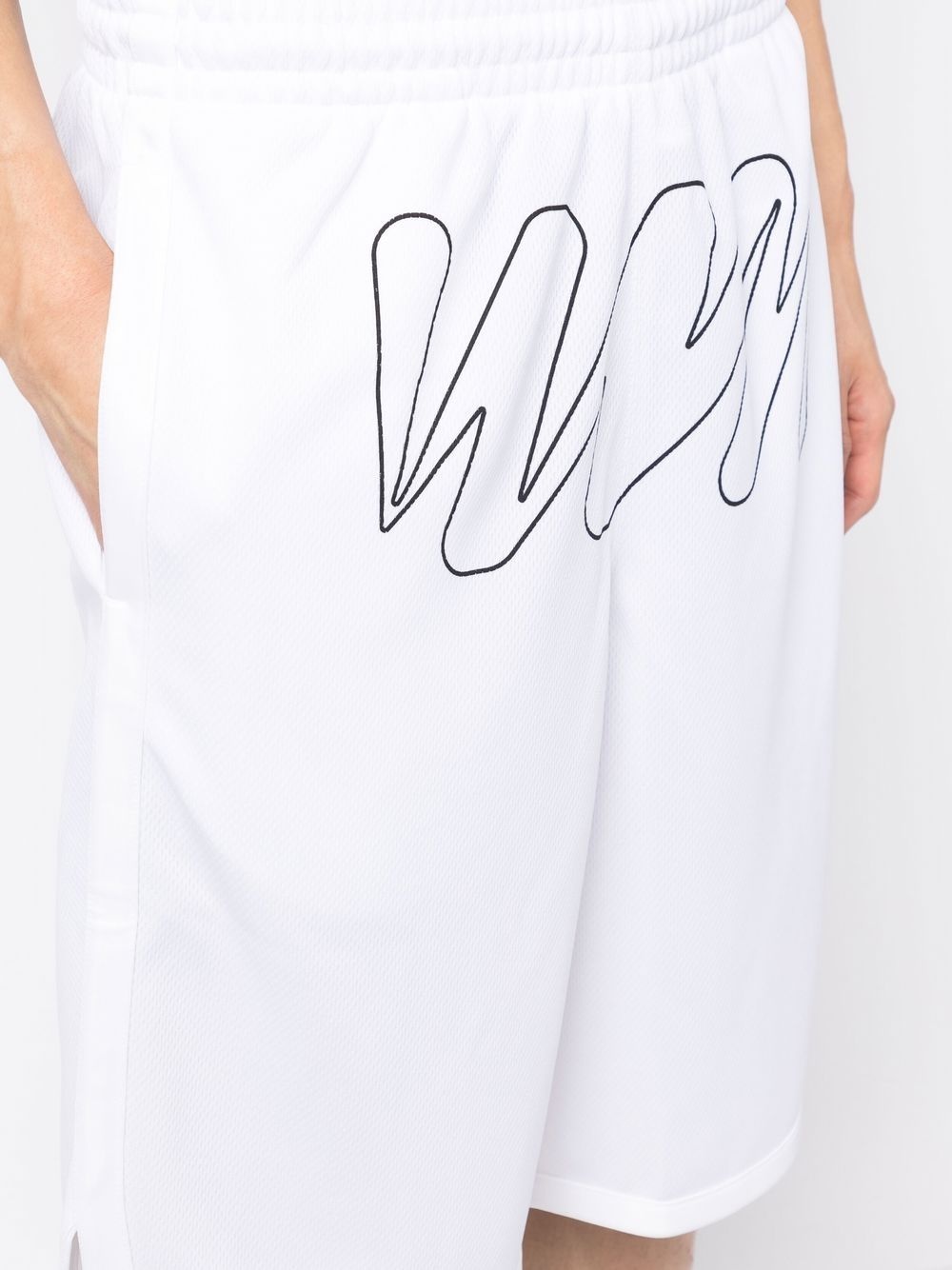 Wave Outl Diagonal mesh shorts - 5