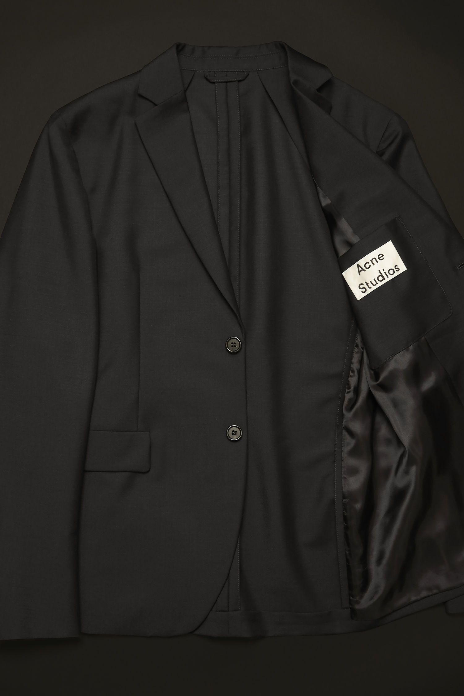 Single-breasted suit jacket black - 8